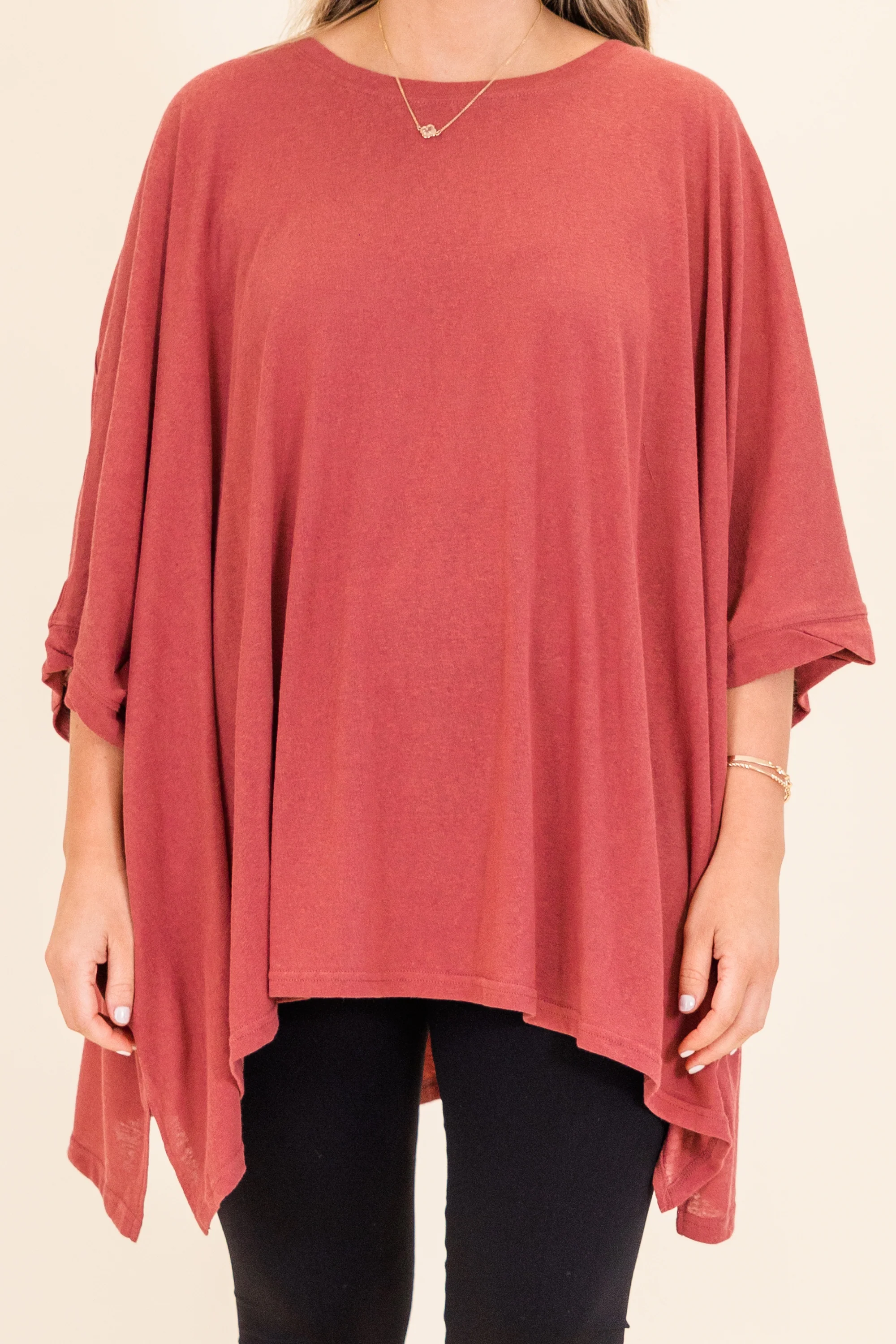 Comparing The Two Tunic, Burgundy - Giverhouse