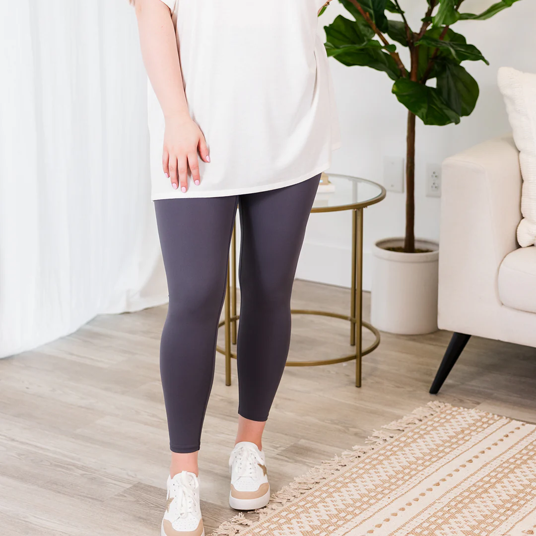 Leveling Up Leggings, Charcoal - Giverhouse