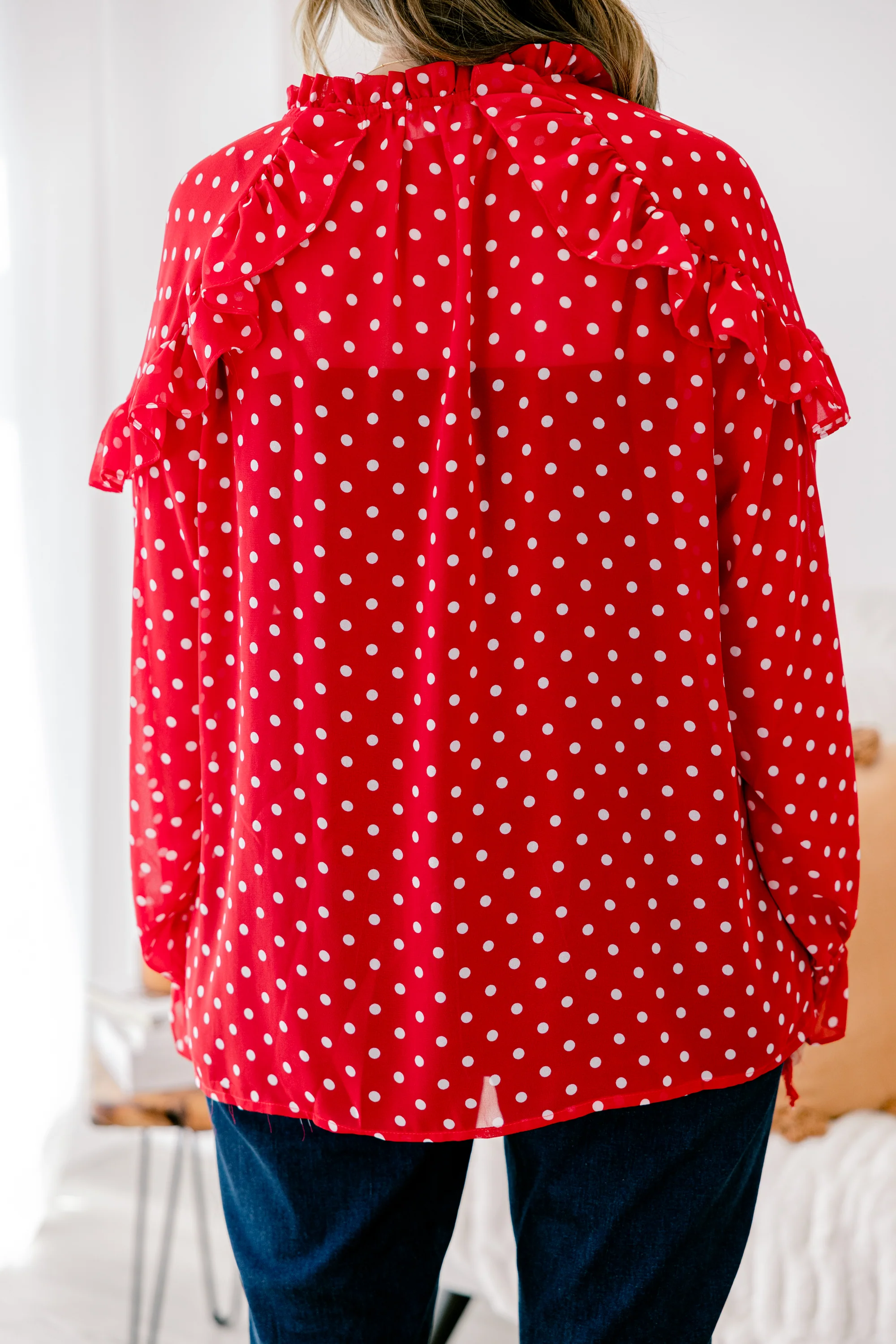 Happiness Is Homemade Top, Red - Giverhouse