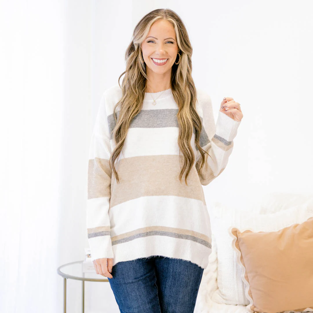 Remember To Dream Sweater, Cream - Giverhouse