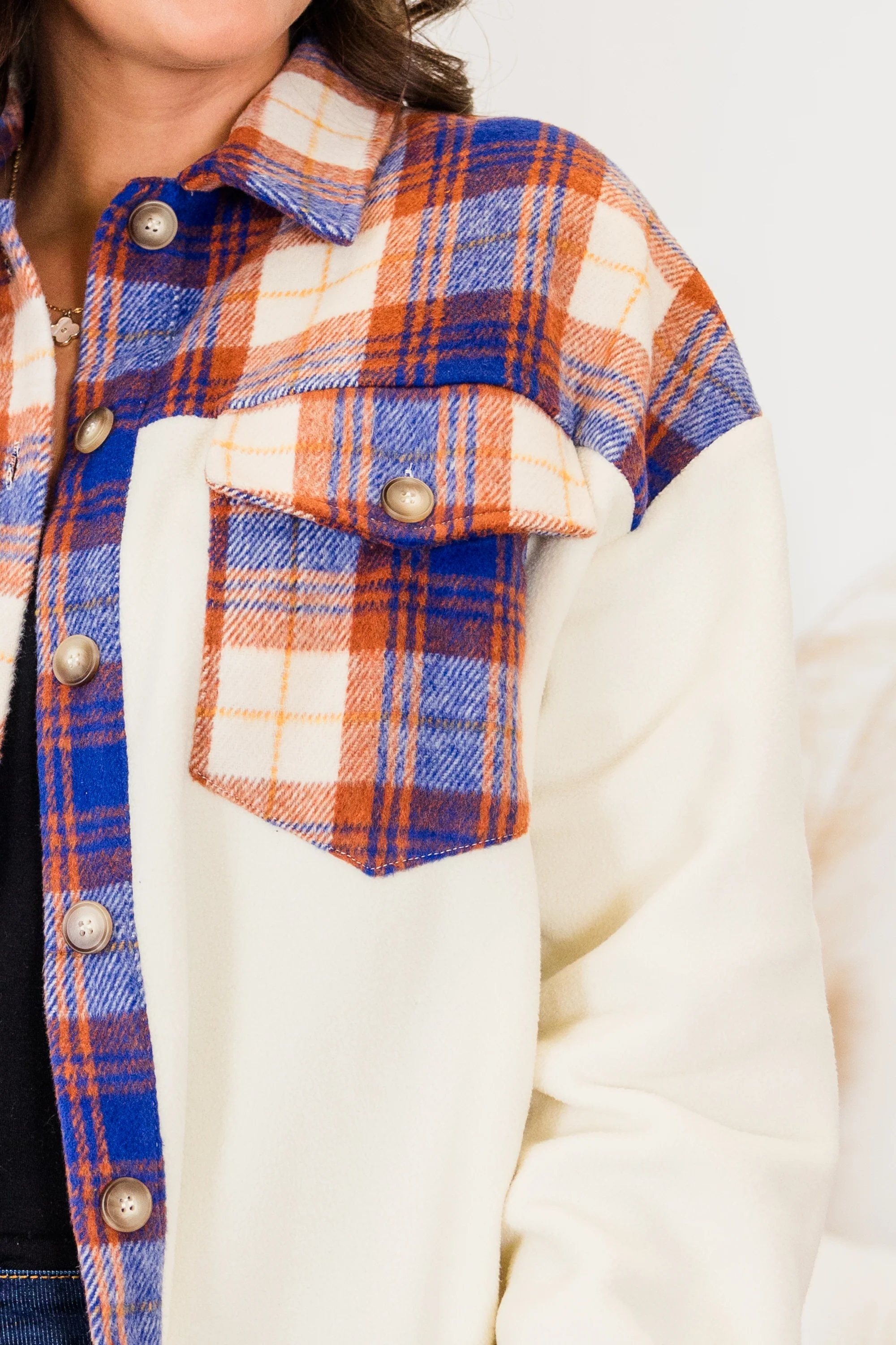 Dreaming Of Me And You Jacket, Orange Combo - Giverhouse