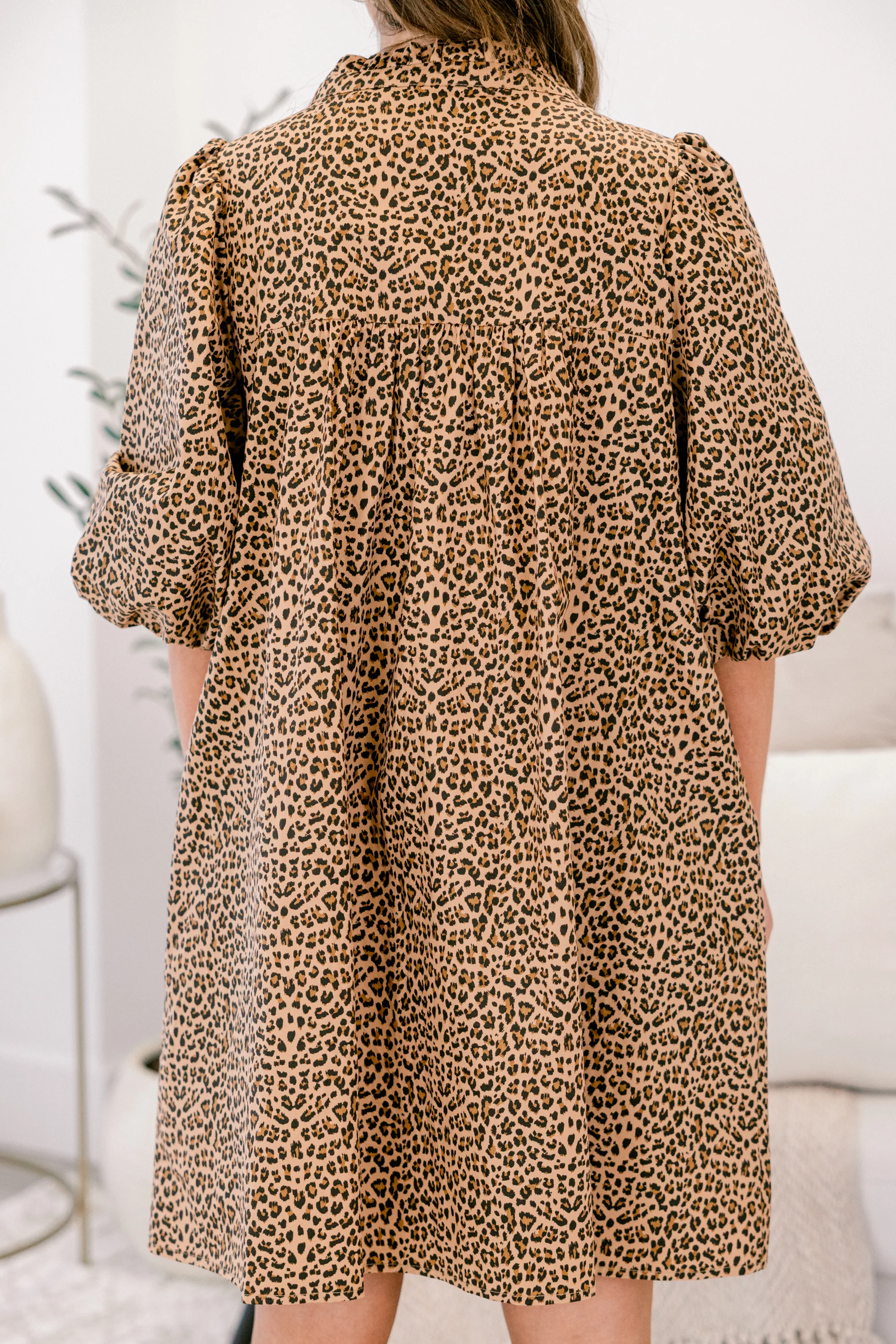 Tell Me Everything Dress, Leopard - Giverhouse