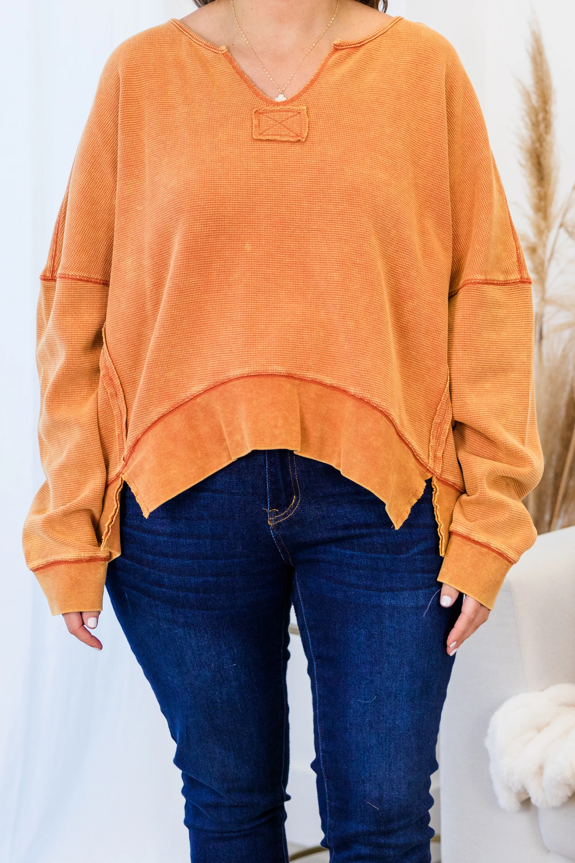 Zinnia Top, Orange - Giverhouse