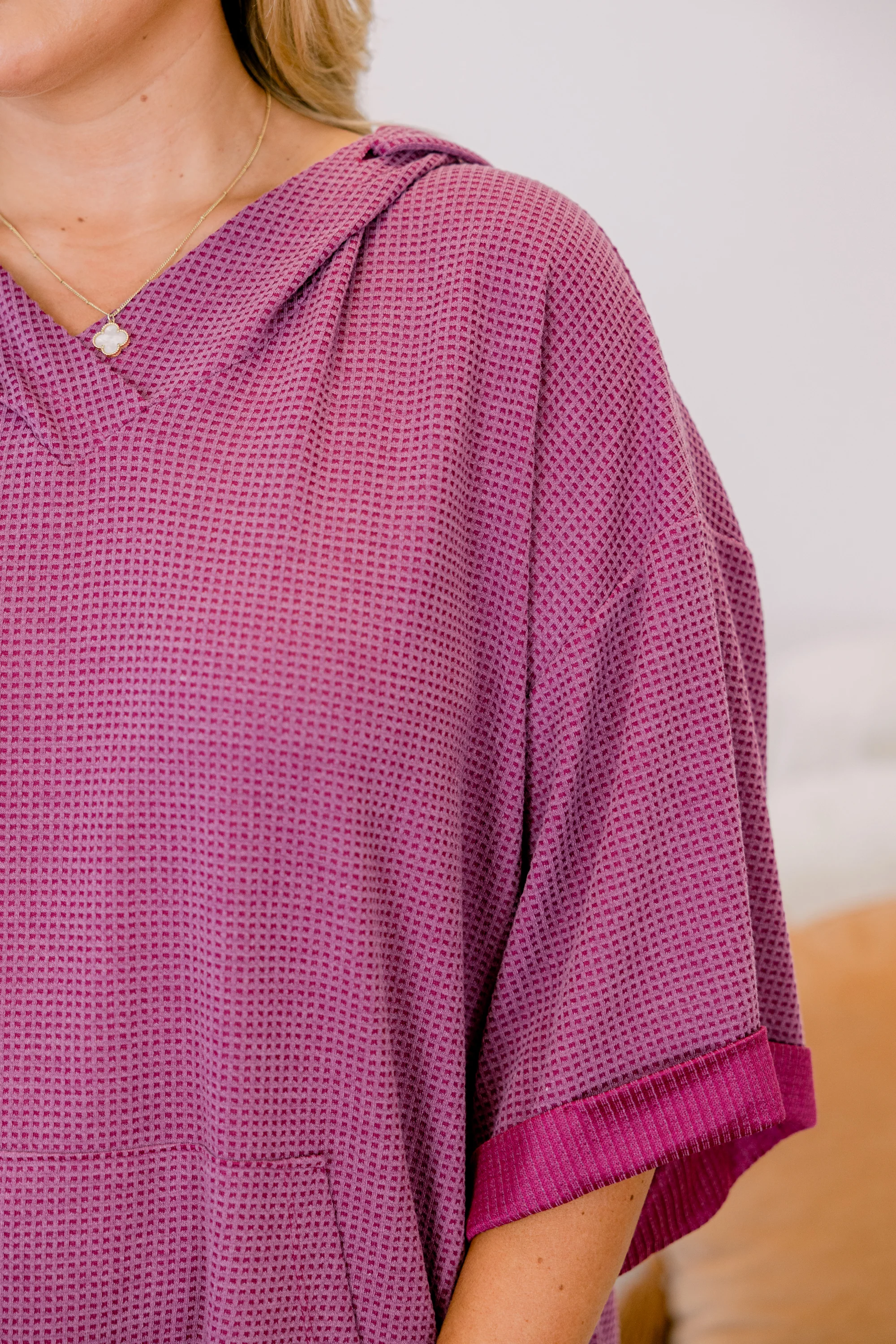 Fresh Outside Air Top, Magenta - Giverhouse