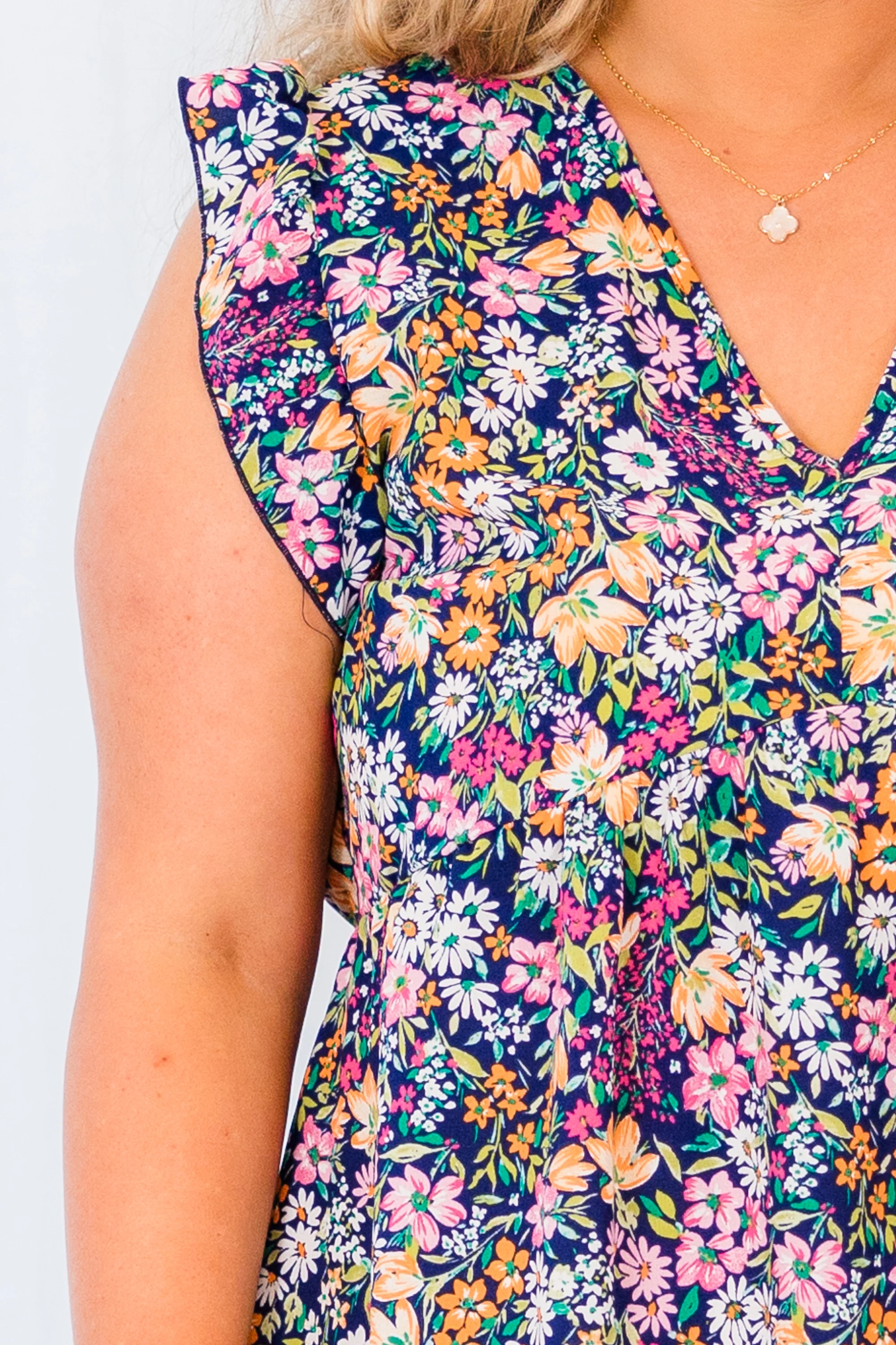 Fall Sweet Fall Dress, Navy Multi - Giverhouse