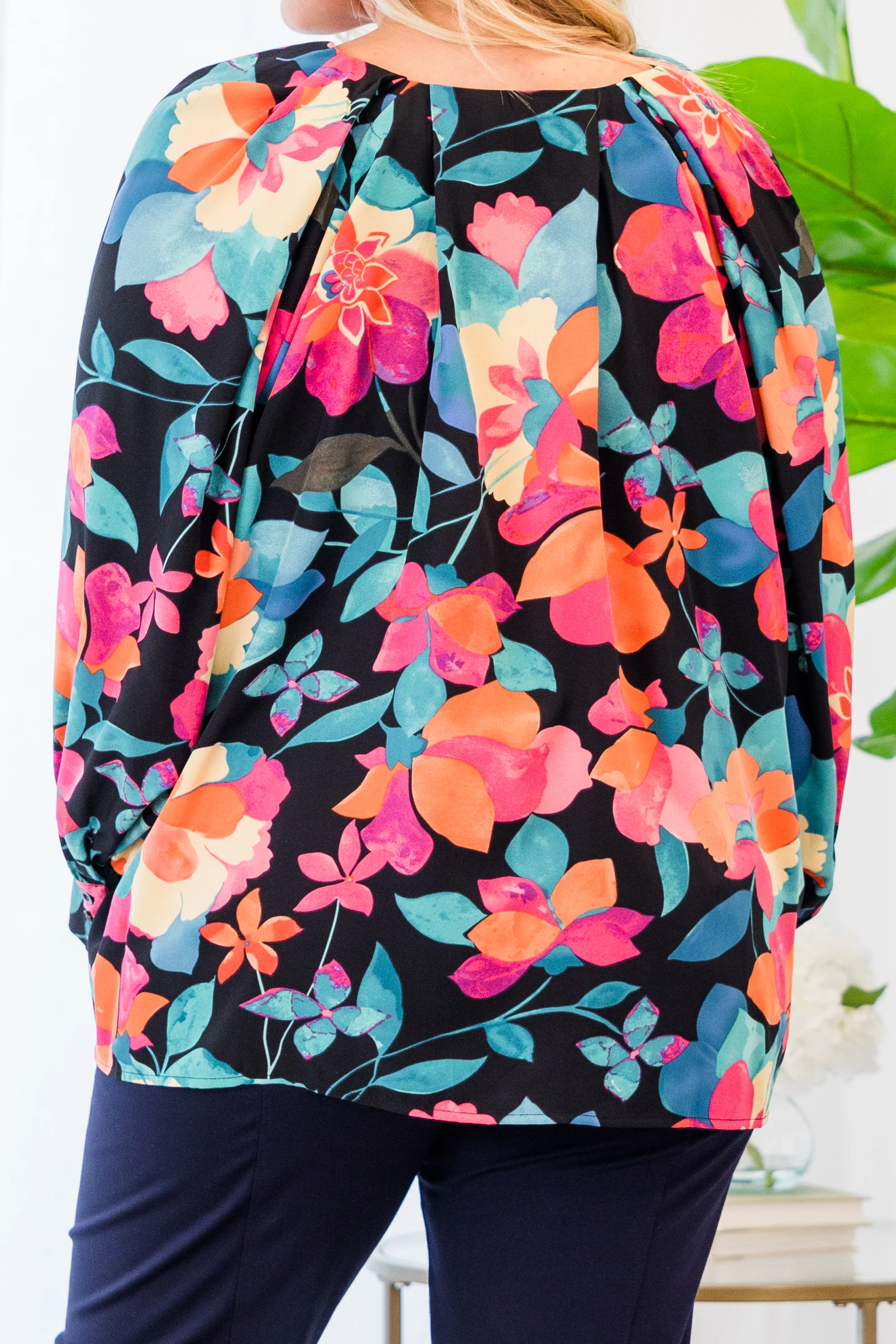 Southern Sweetness Top, Black-Multi - Giverhouse