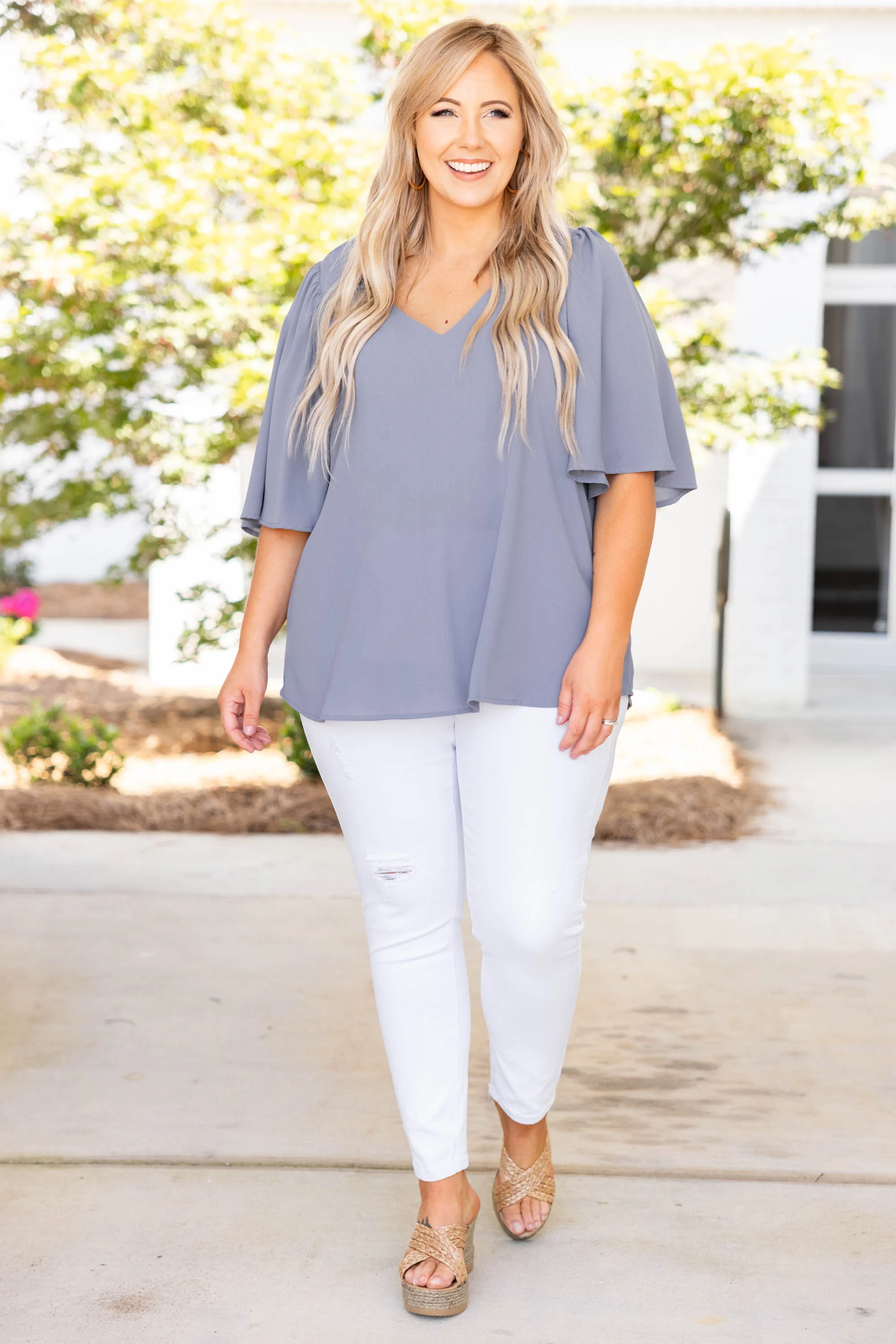 Material Girl Jeans, White - Giverhouse