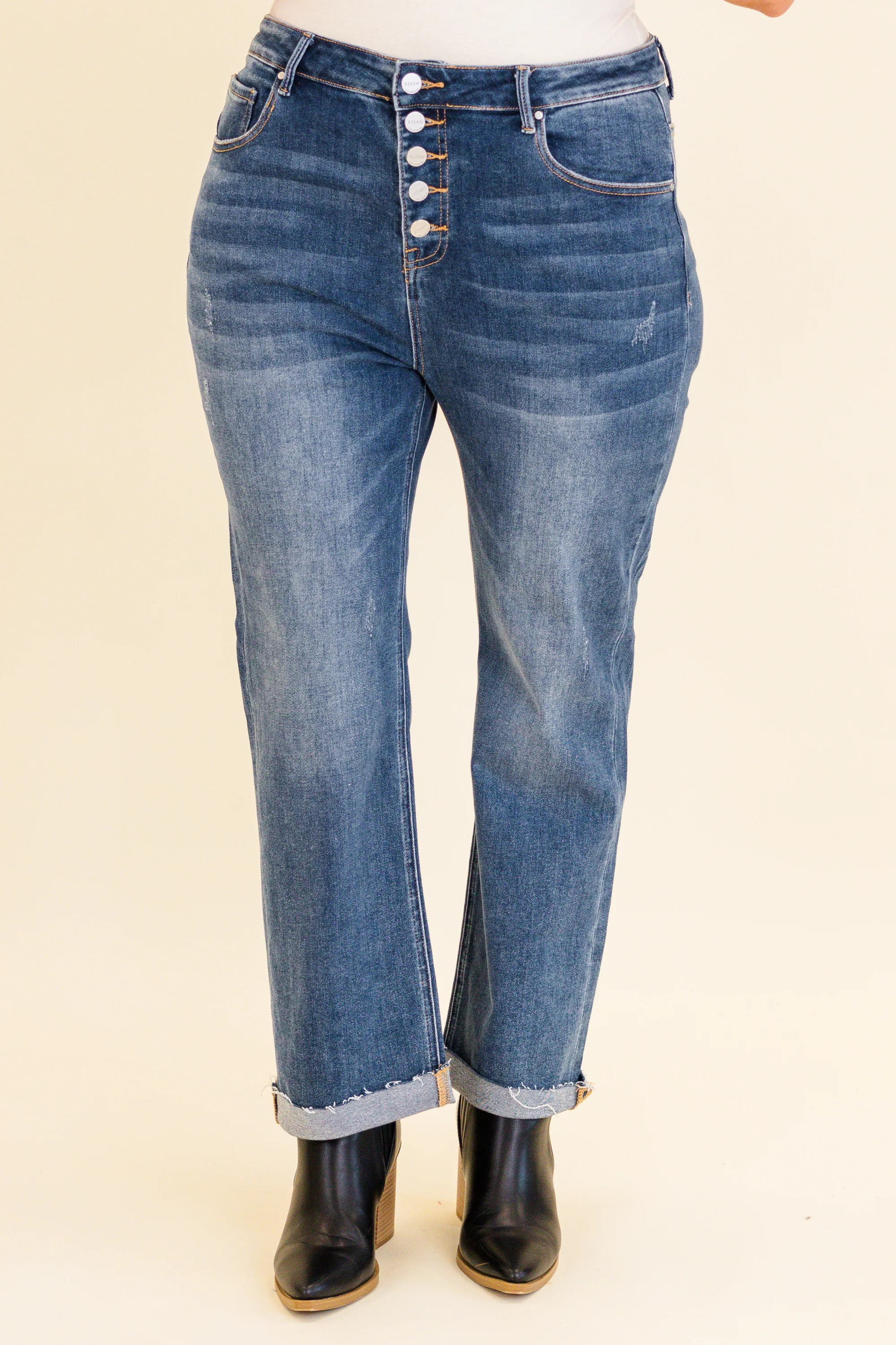 Check The Time Jeans, Dark Wash - Giverhouse