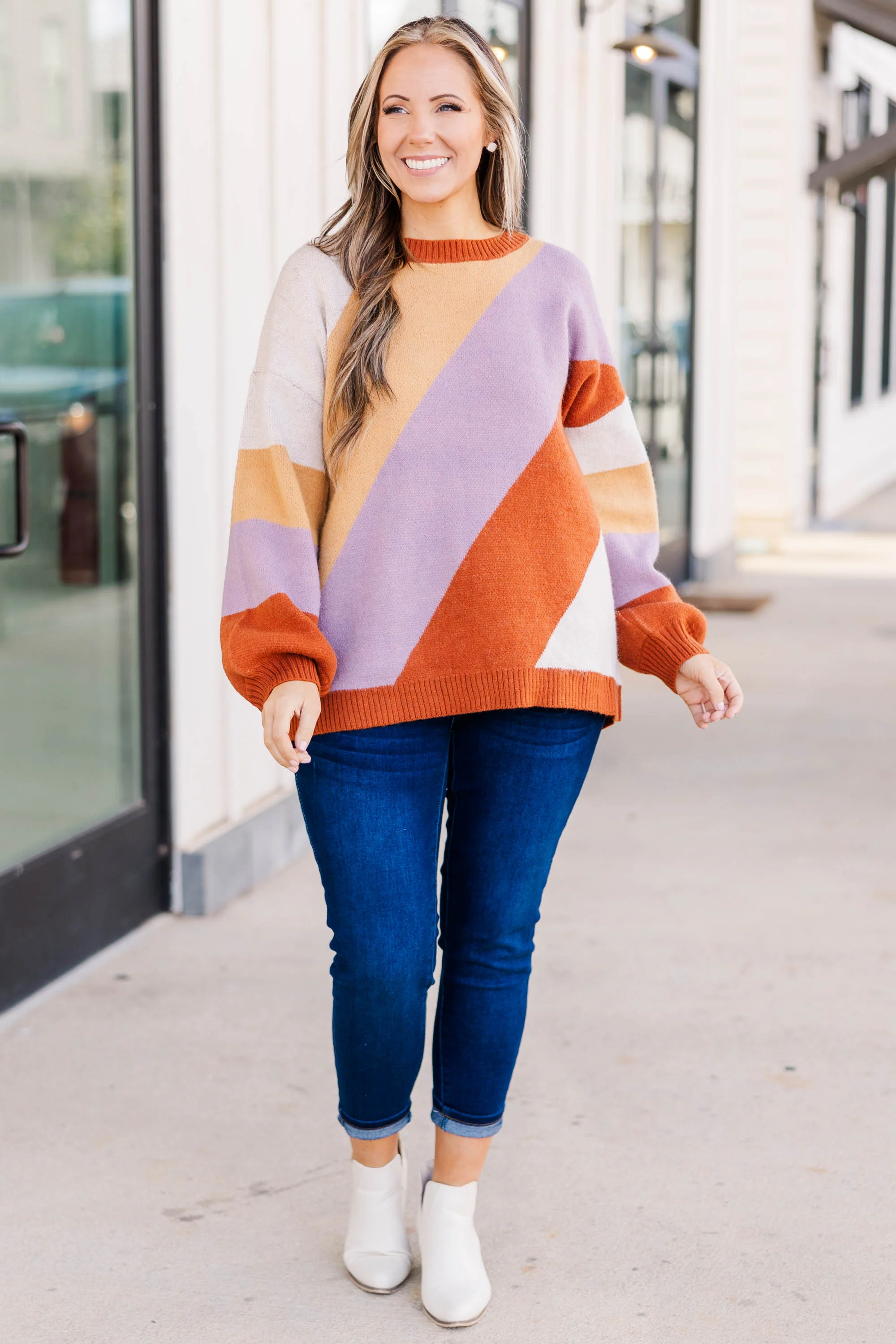 Skyfall Top, Lavender Combo - Giverhouse