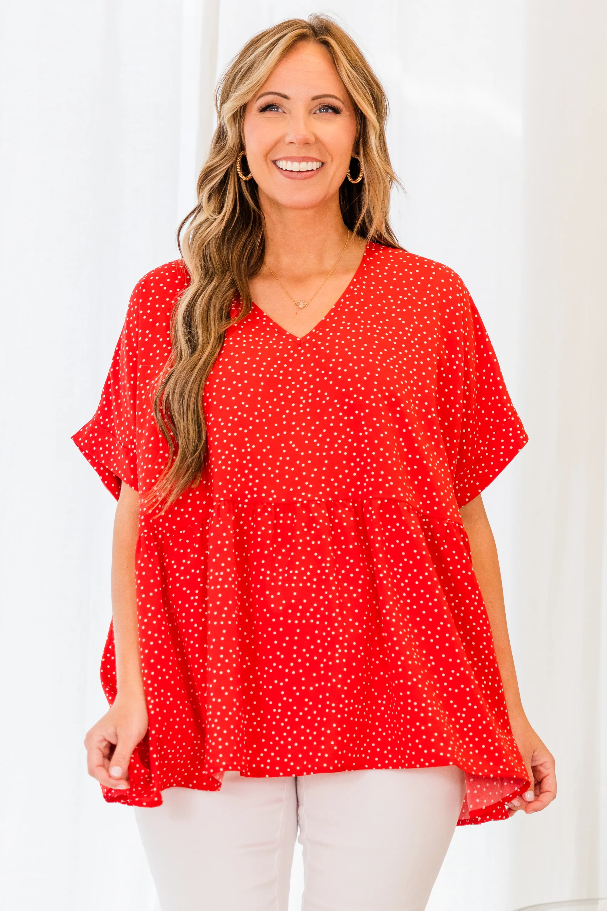 No One Told You Top, Red - Giverhouse