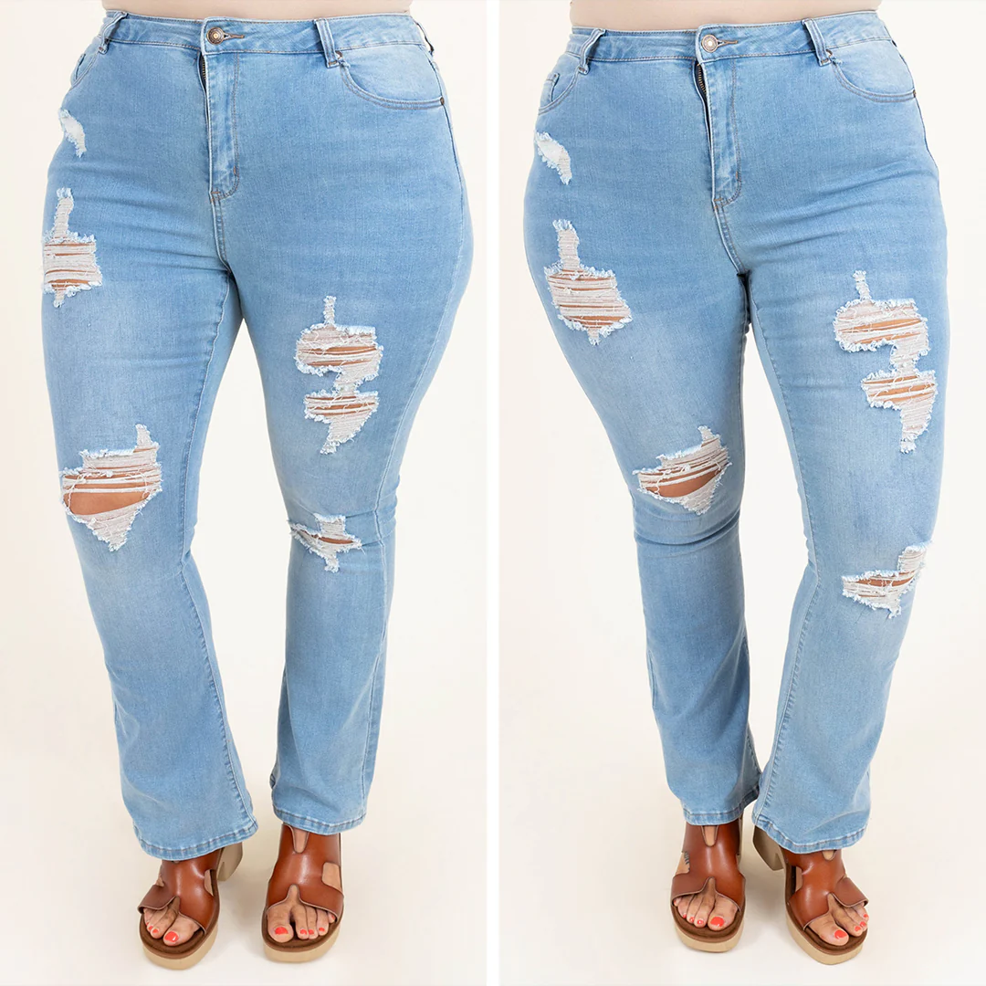 Country Girl Dreams Jeans, Light Wash - Giverhouse