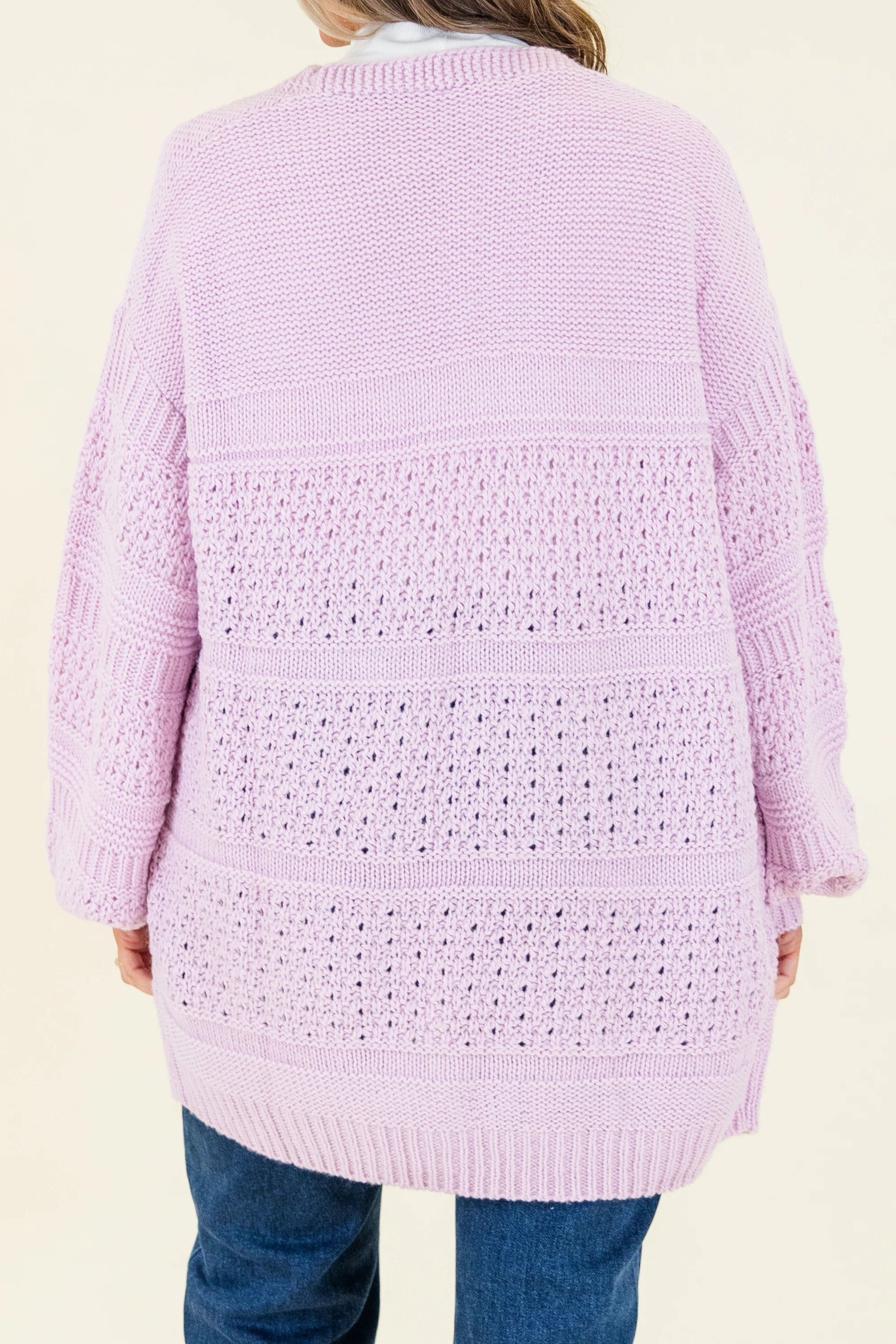 Keepin' Cozy Cardigan, Lavender - Giverhouse