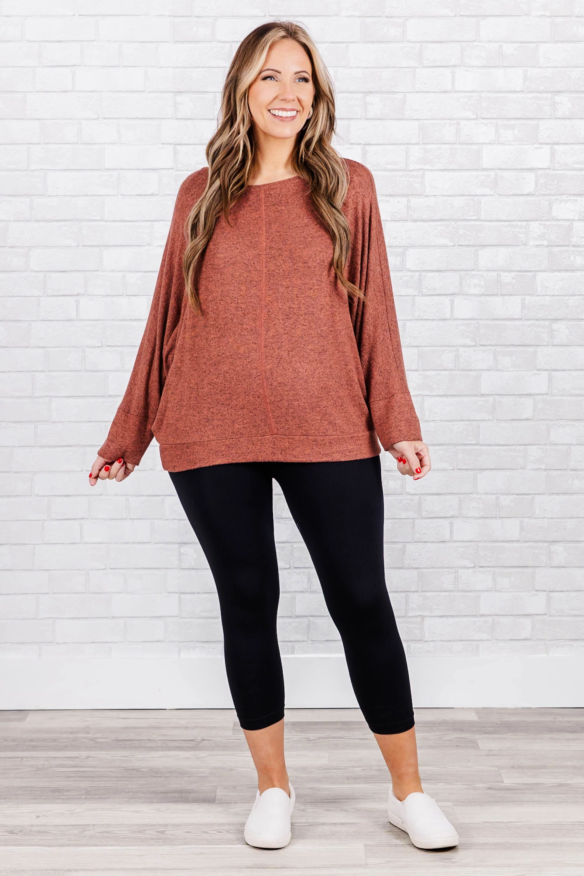 Serene Whispers Top, Clay - Giverhouse