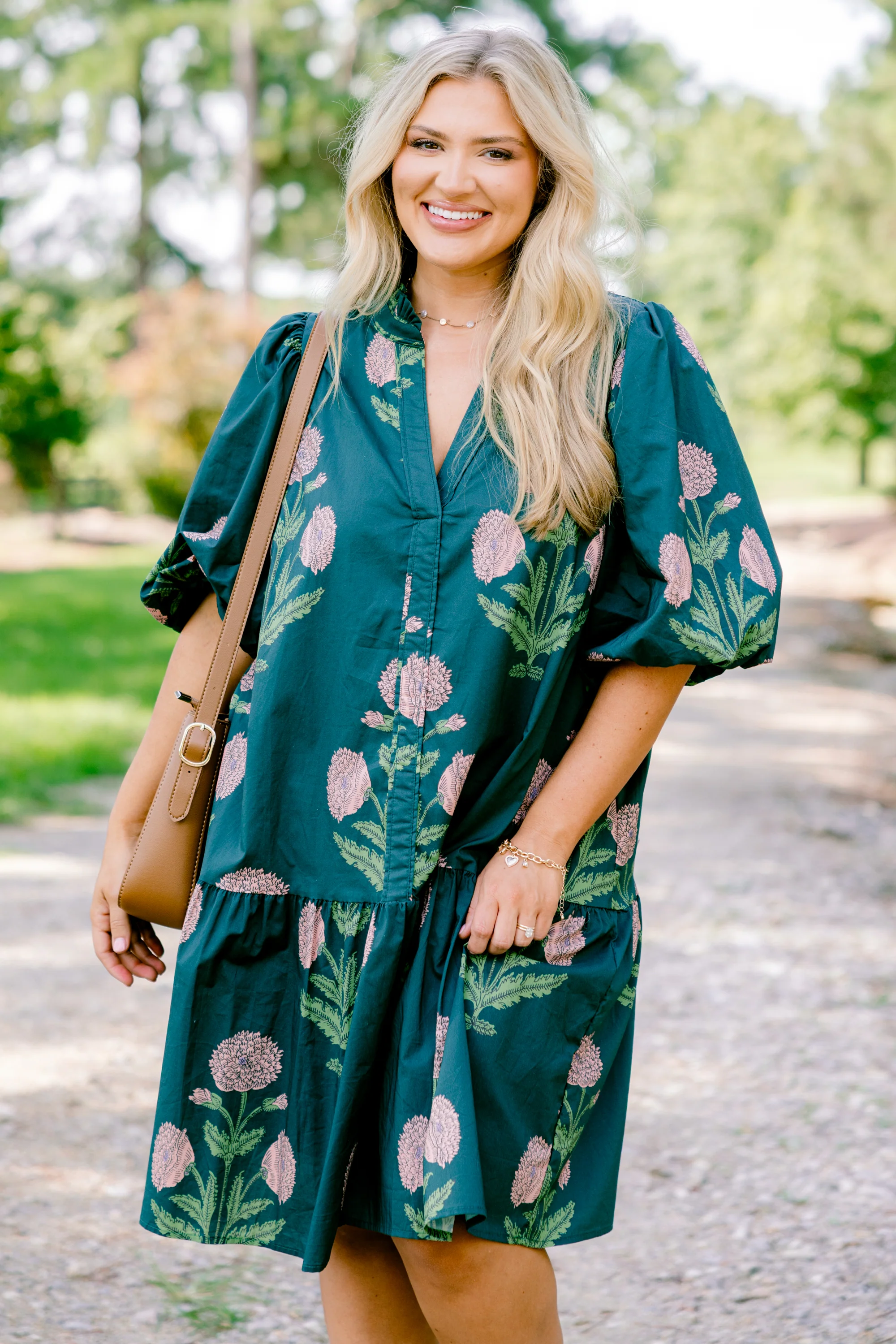 Nothing Was Ever The Same Dress, Hunter Green - Giverhouse