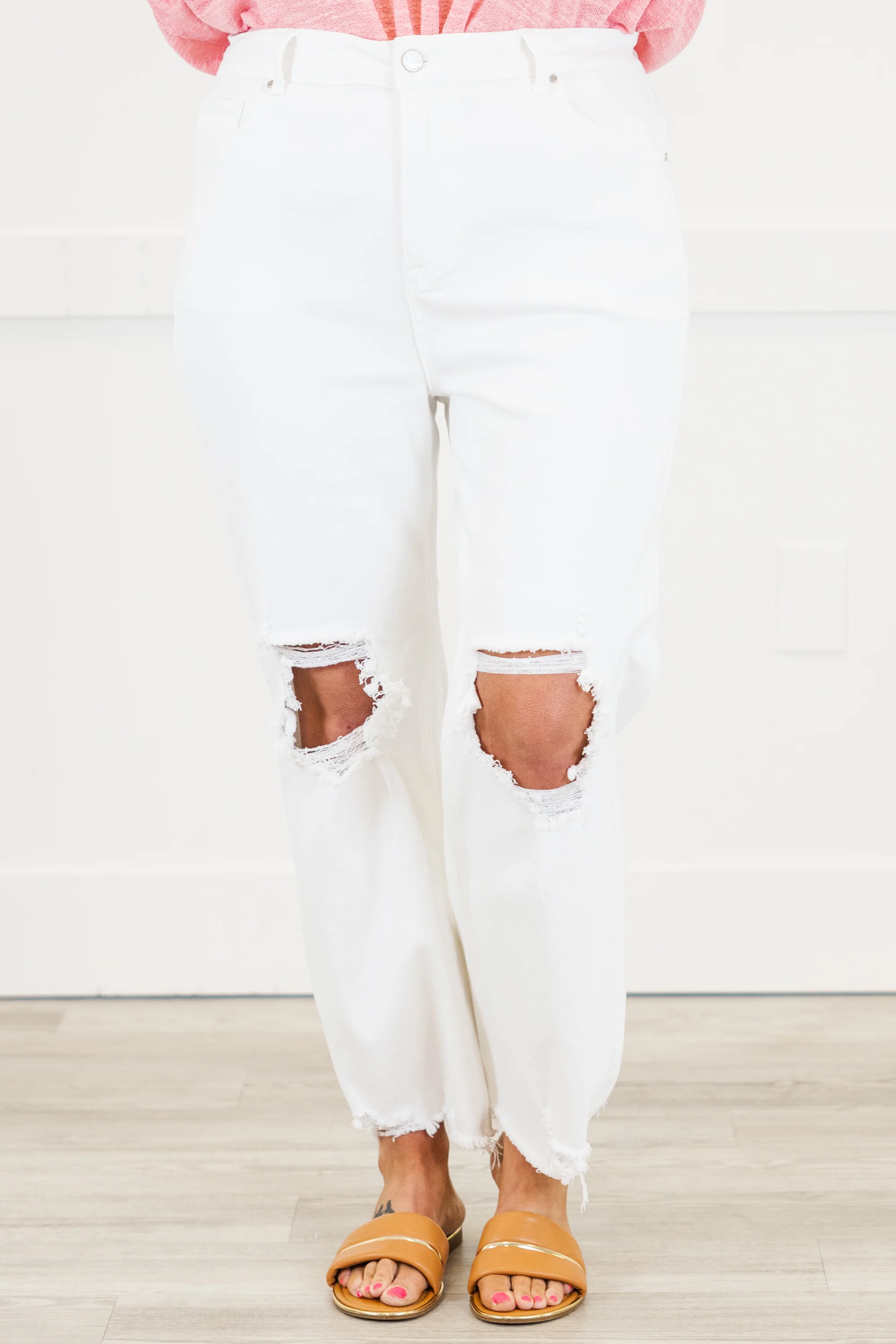 No Secrets Jeans, White - Giverhouse