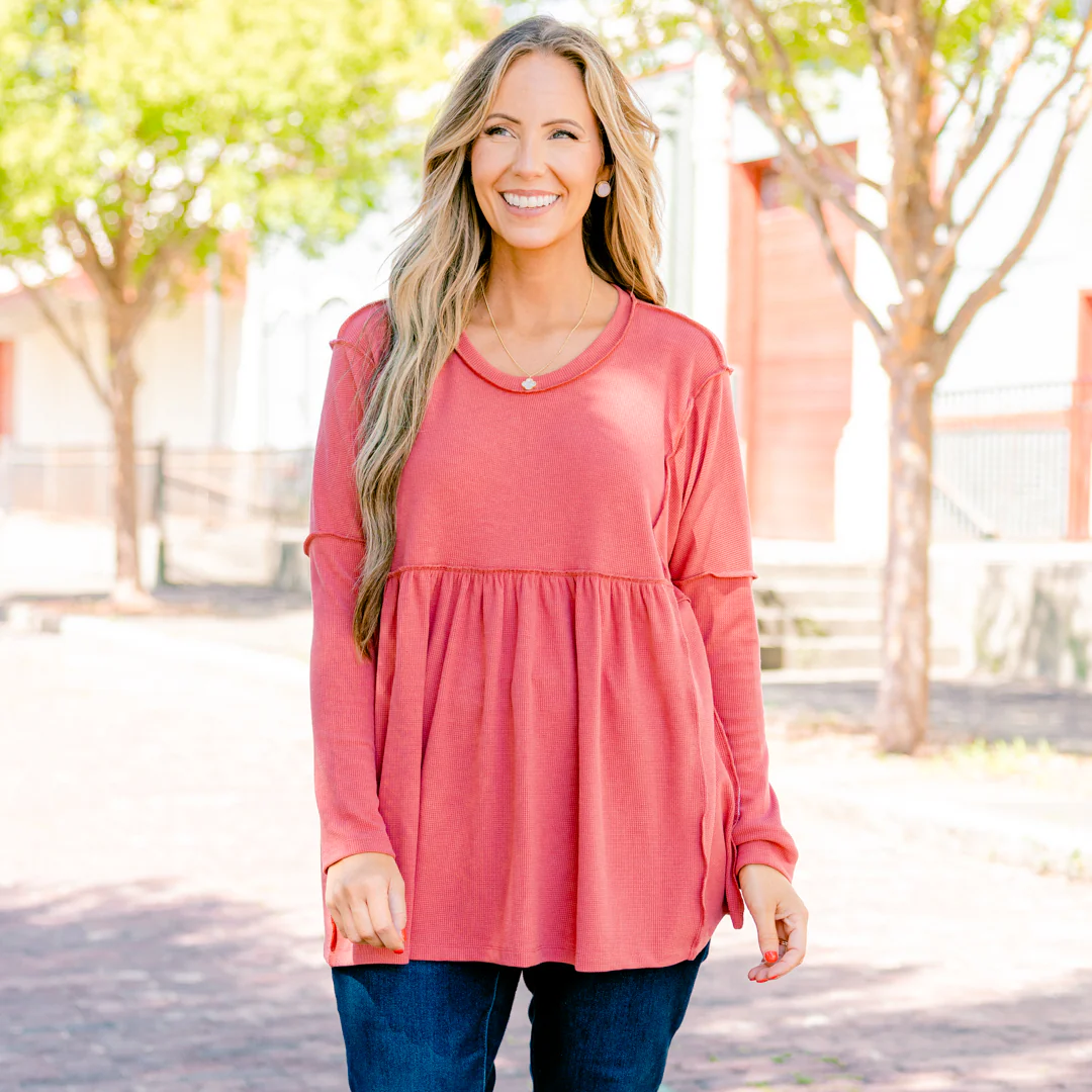 How The Story Goes Top, Dusty Pink - Giverhouse