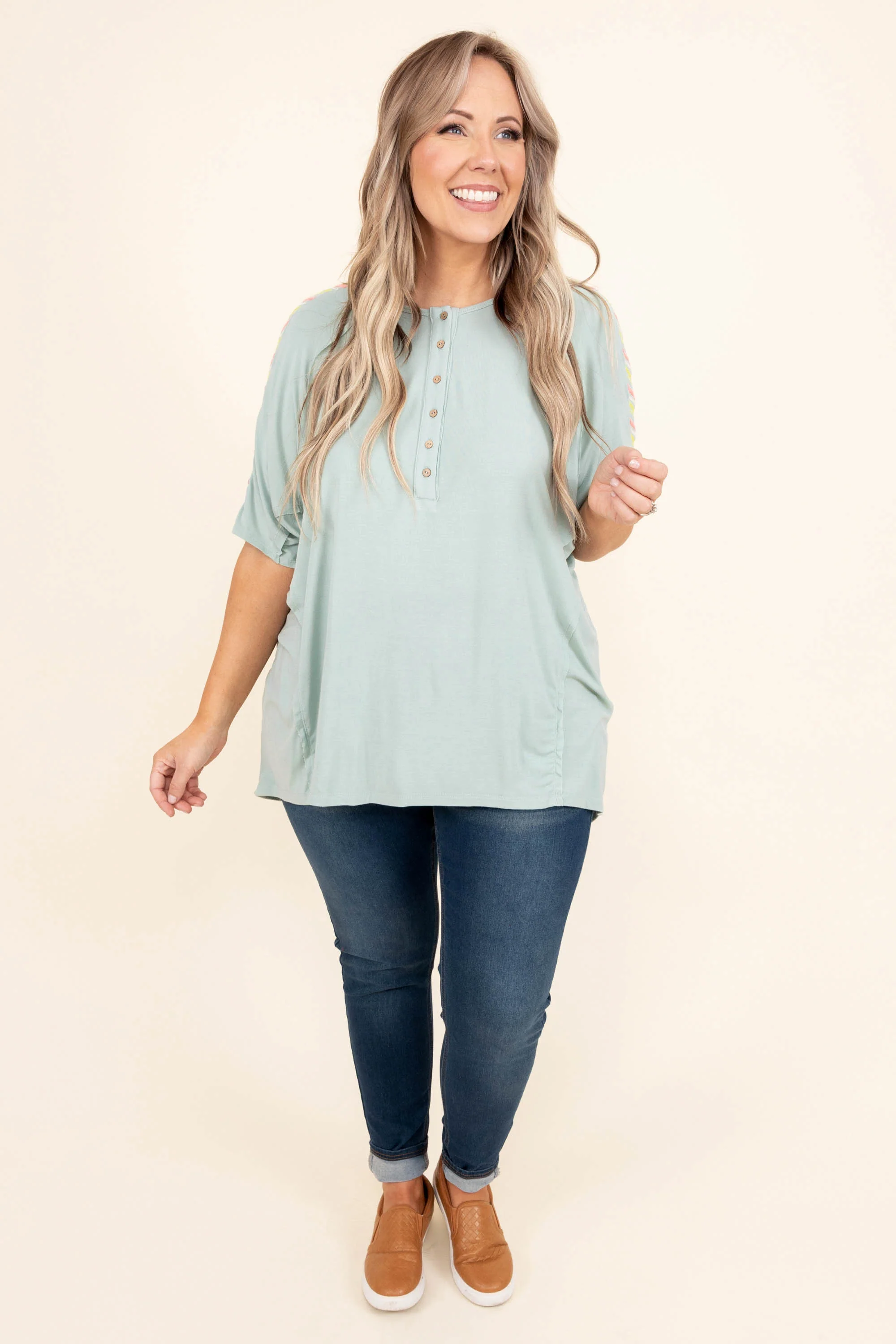Imaginably Sweet Top, Mint - Giverhouse
