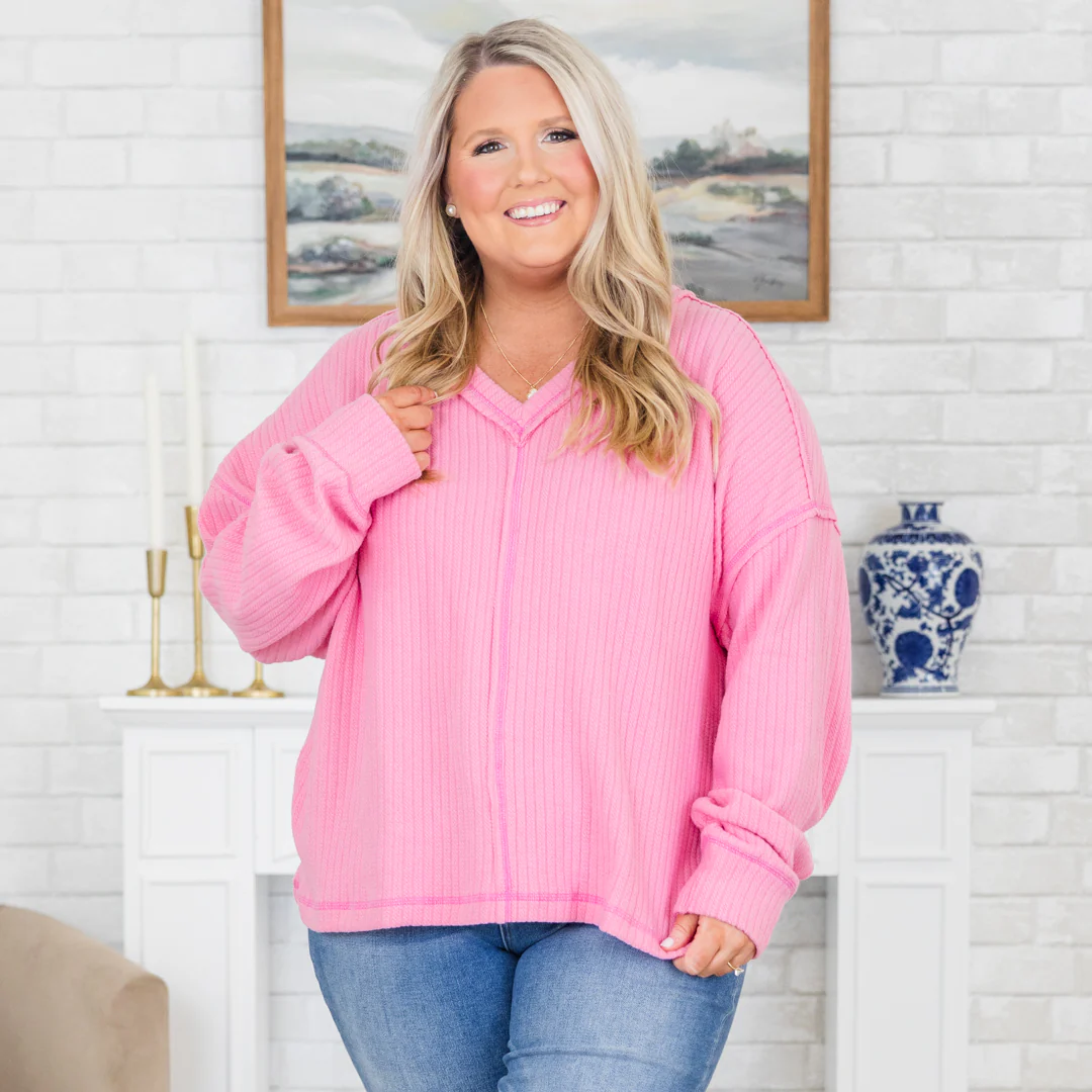 In The Orchard Sweater, Pink - Giverhouse