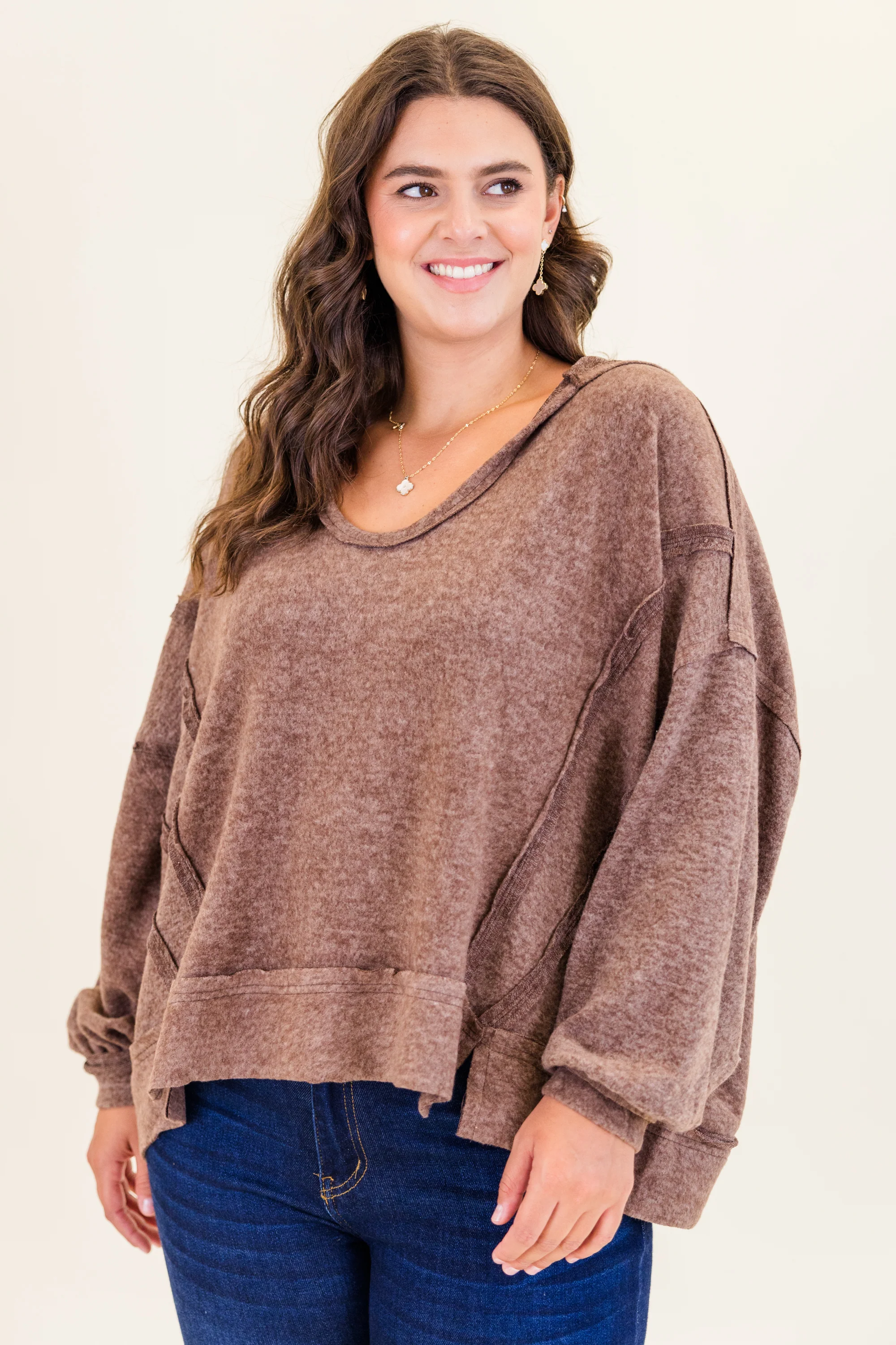 Get Cozy Hoodie, Heather Beige - Giverhouse