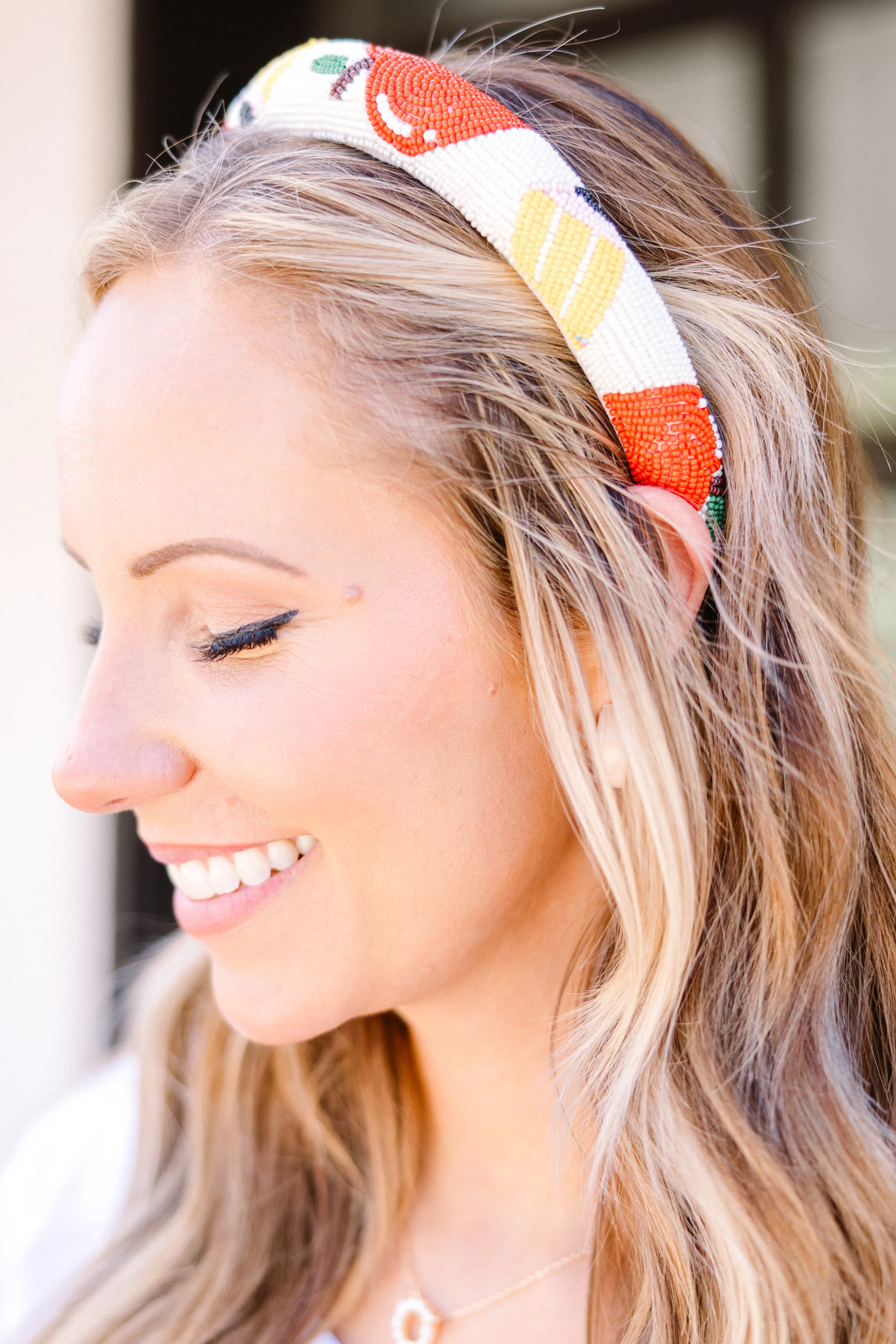 Meet Me At The Schoolhouse Headband, Ivory - Giverhouse