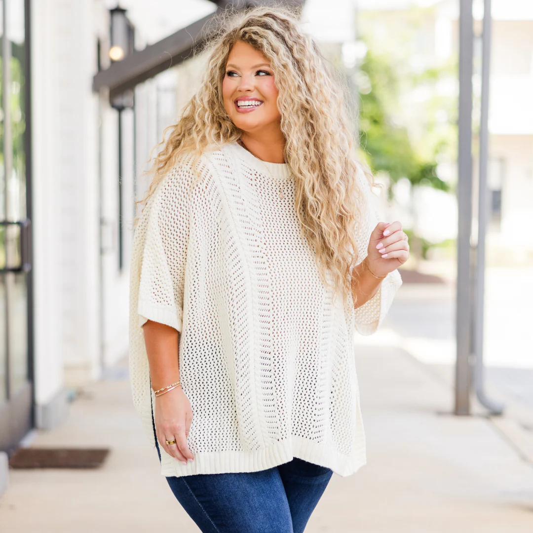 Chill Out Top, Ivory - Giverhouse