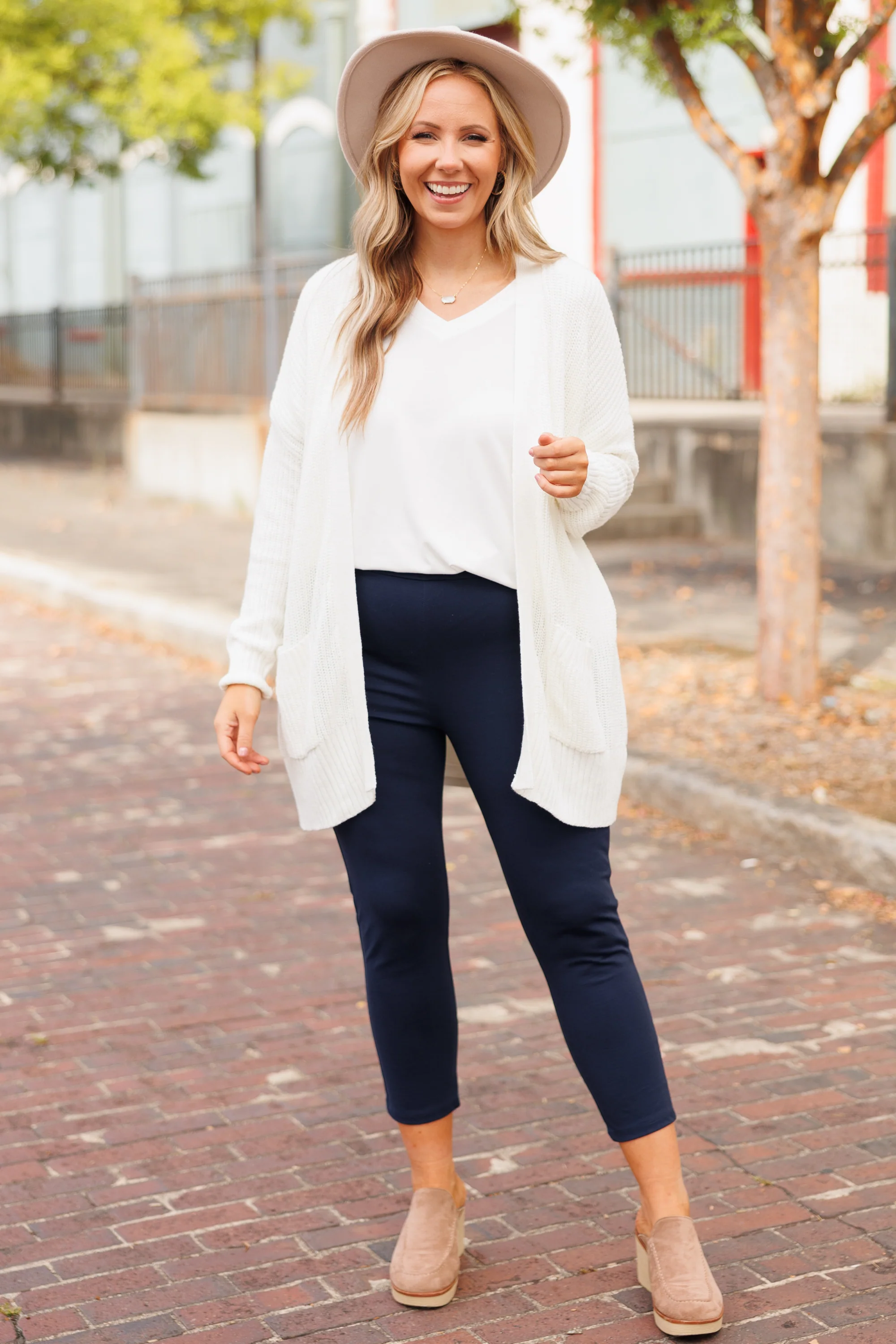 Business Lady Pants, Navy - Giverhouse