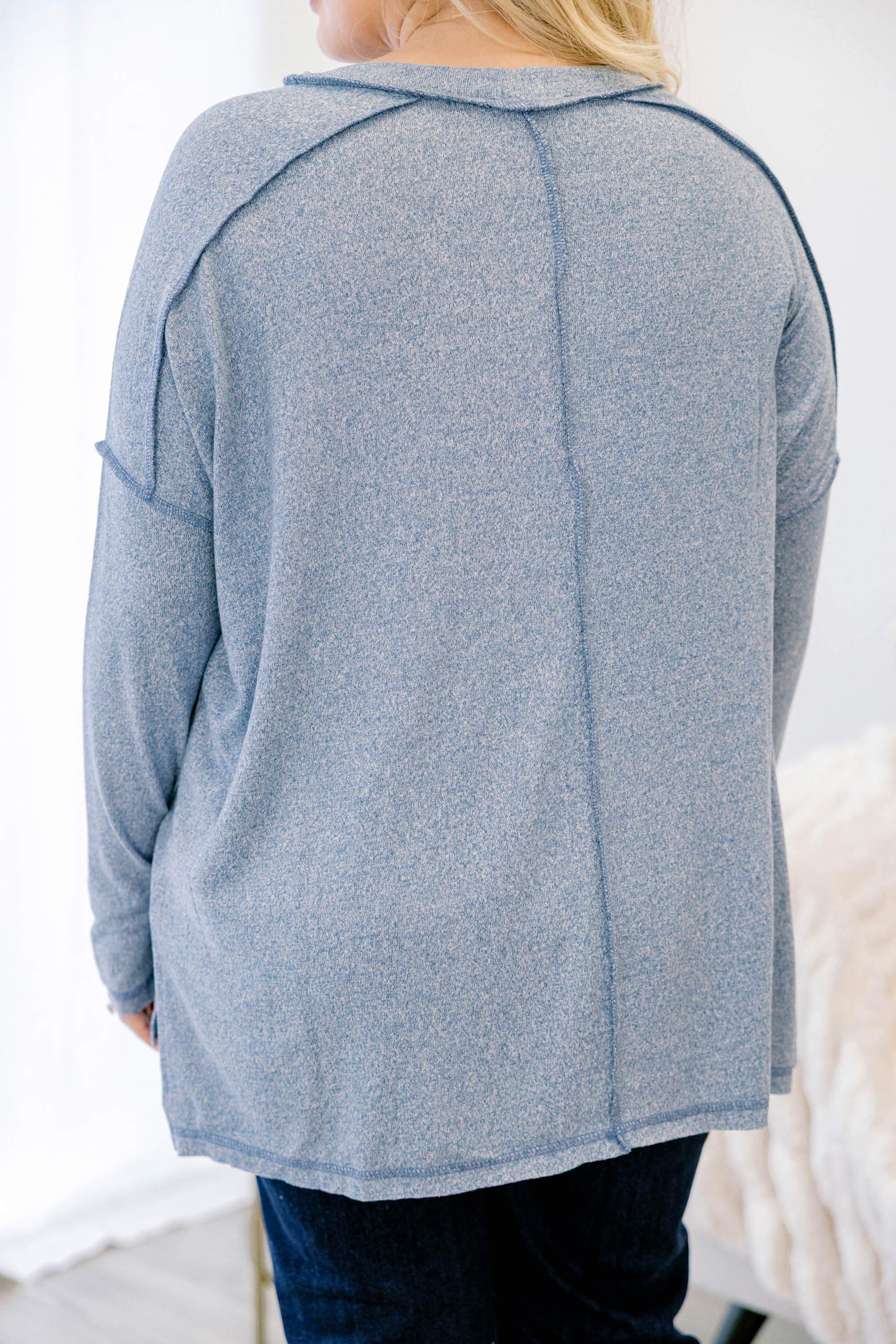 Like It's Nothing Top, Dusty Blue - Giverhouse