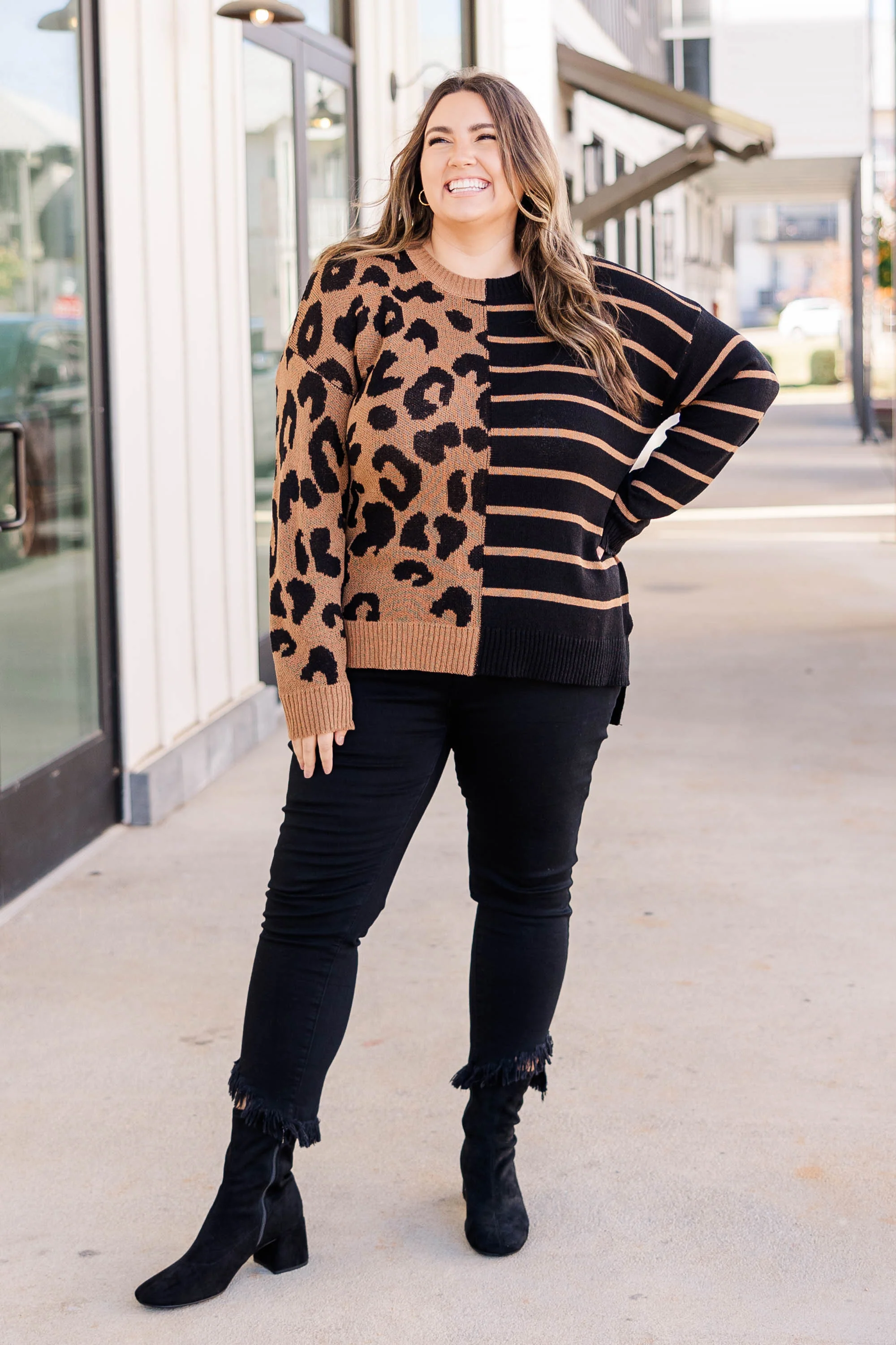 Perfect Balance Top, Brown - Giverhouse