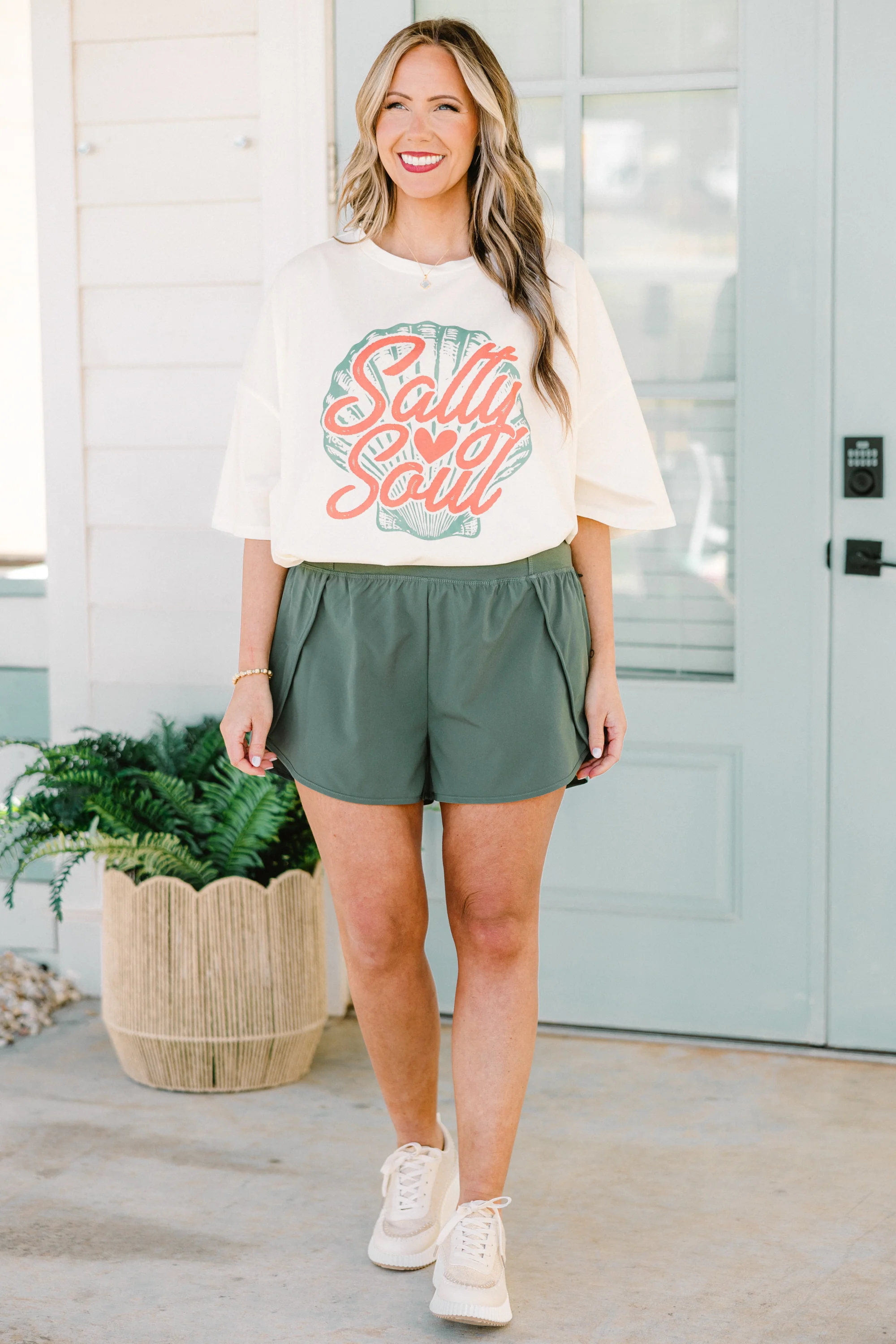 Sporty Chic Shorts, Ash Jade - Giverhouse