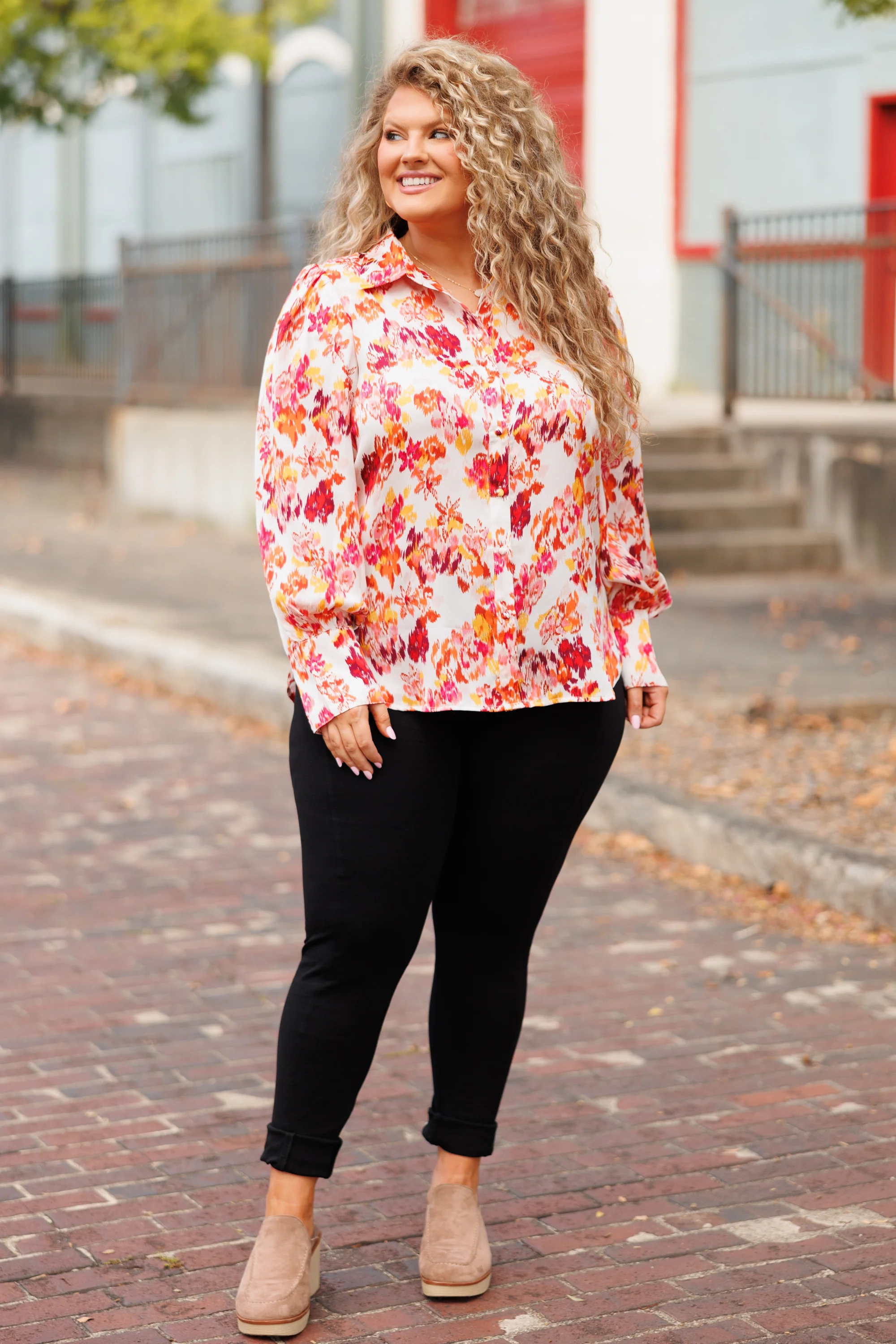 Flowers Of My Dreams Top, Ivory - Giverhouse