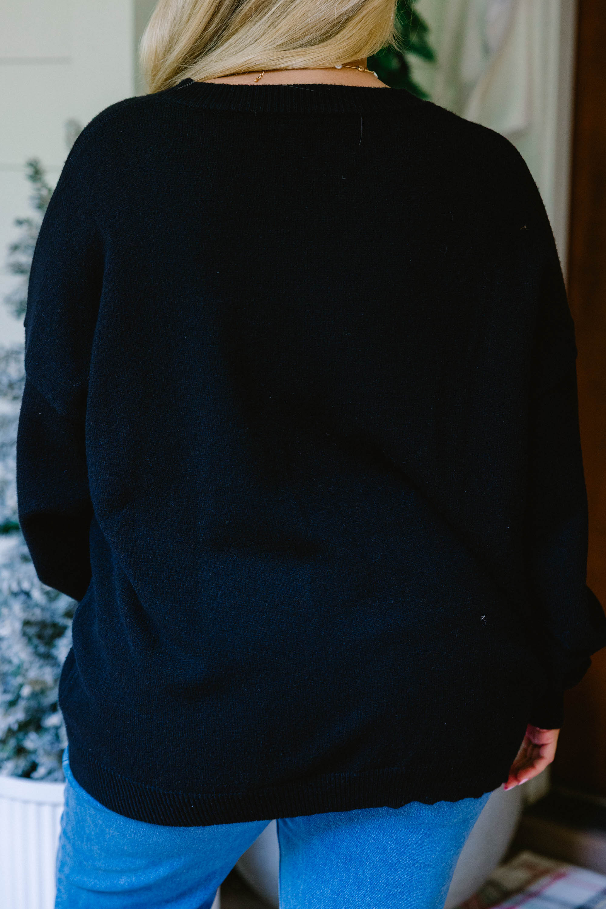 Presents Beautifully Wrapped Sweater, Black - Giverhouse