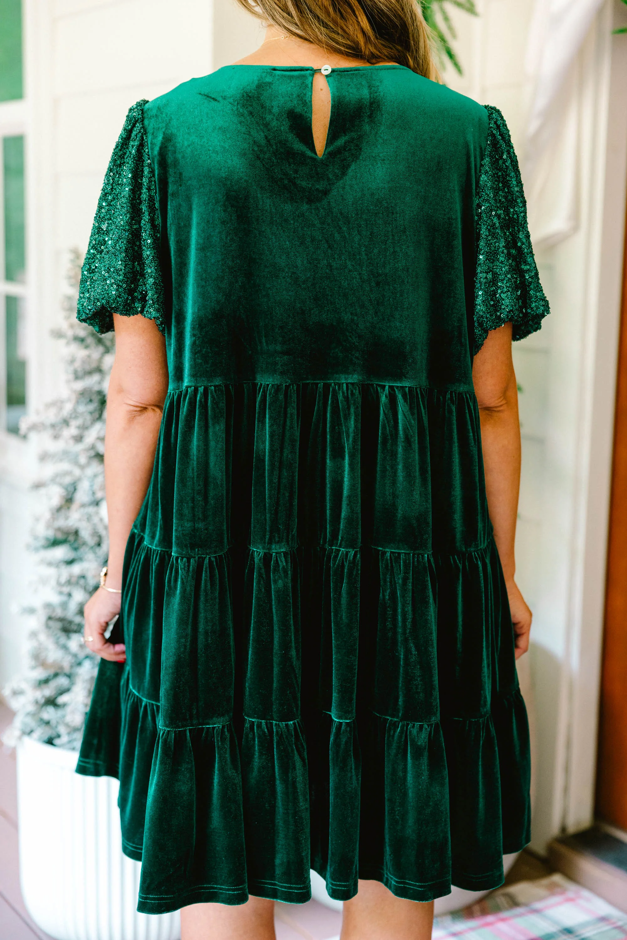 Eclipse Beauty Dress, Hunter Green - Giverhouse