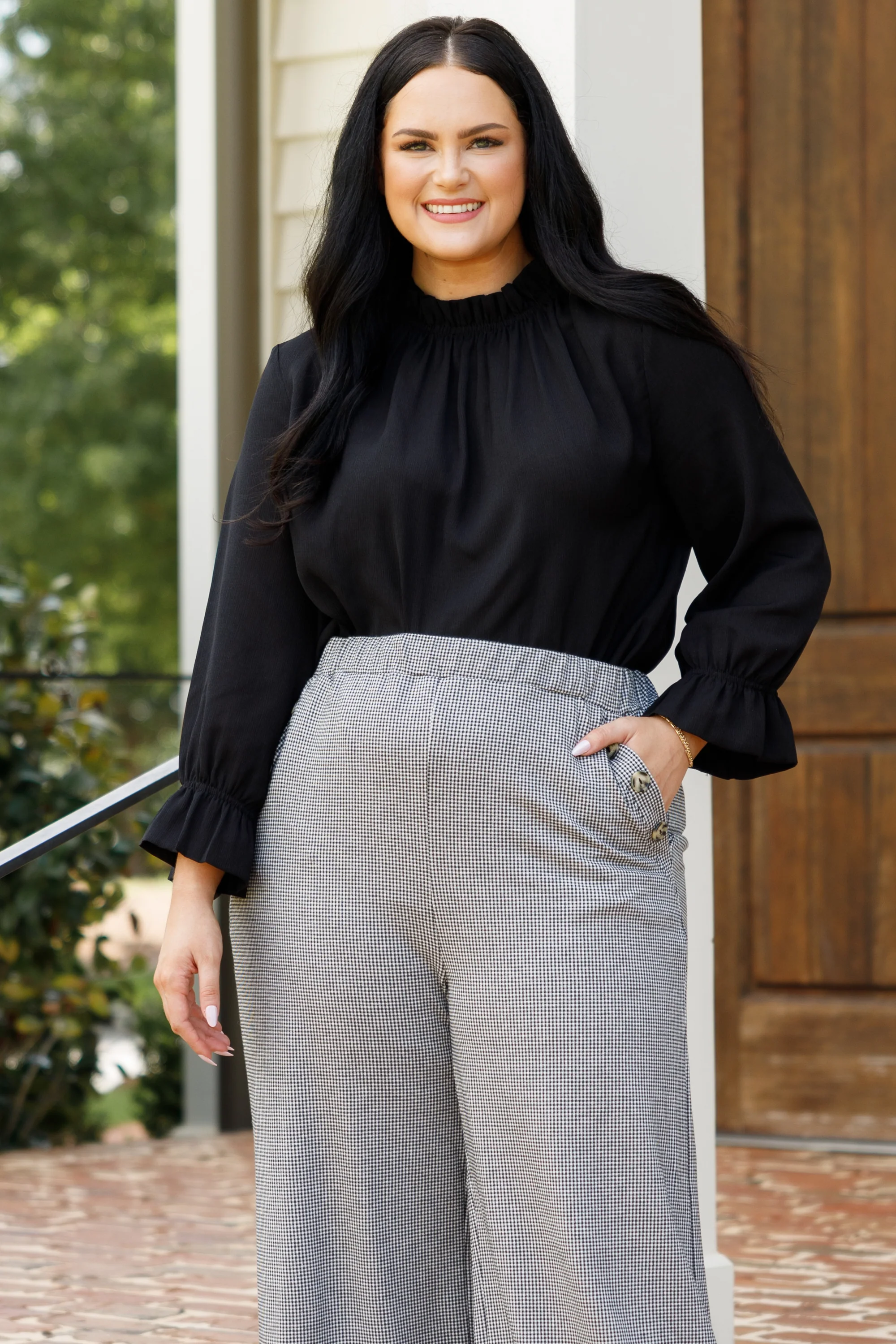 Middle Of Somewhere Top, Black - Giverhouse