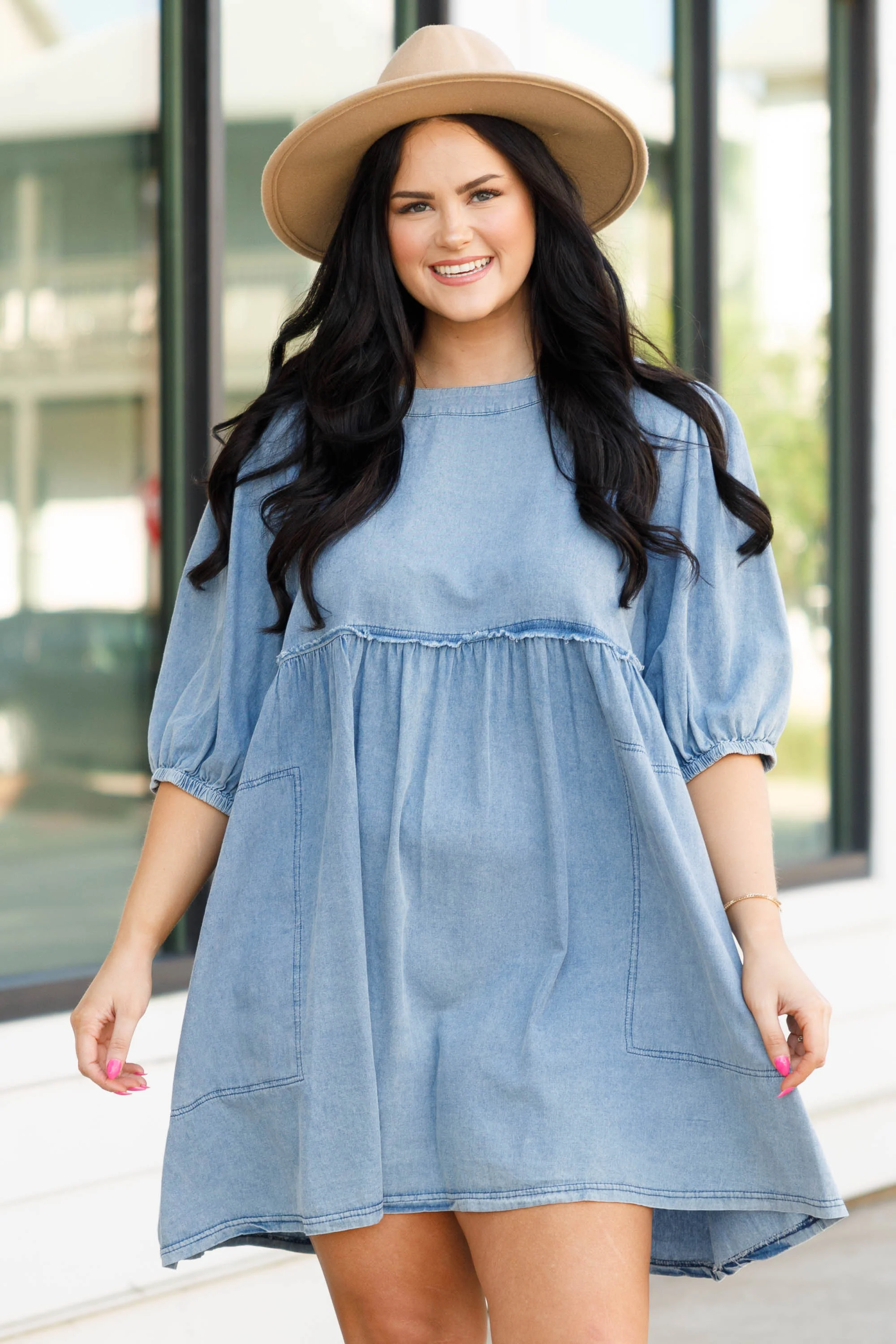 I'm Obsessed With You Dress, Denim - Giverhouse