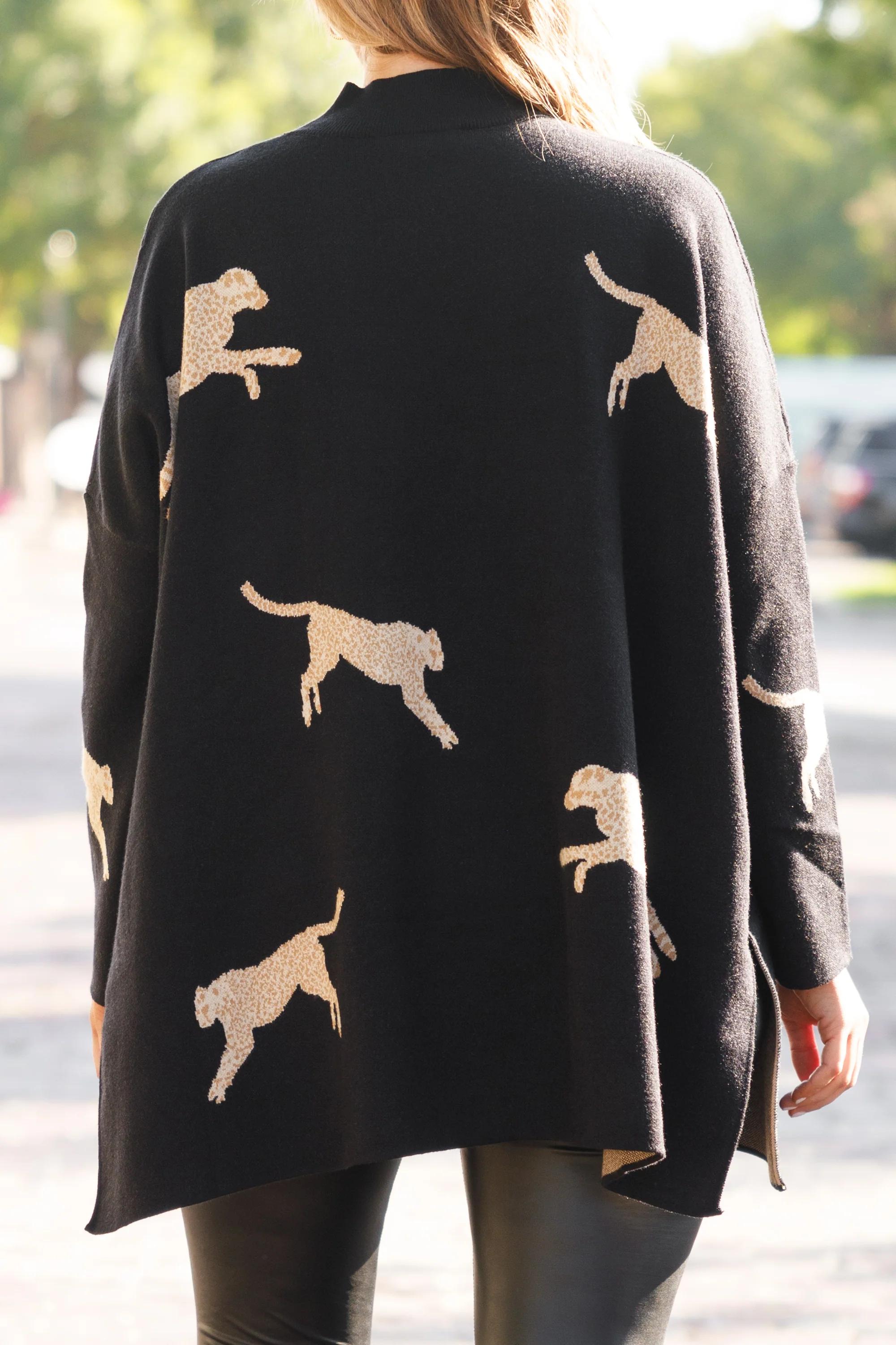 Mother Of The Jungle Sweater, Black - Giverhouse