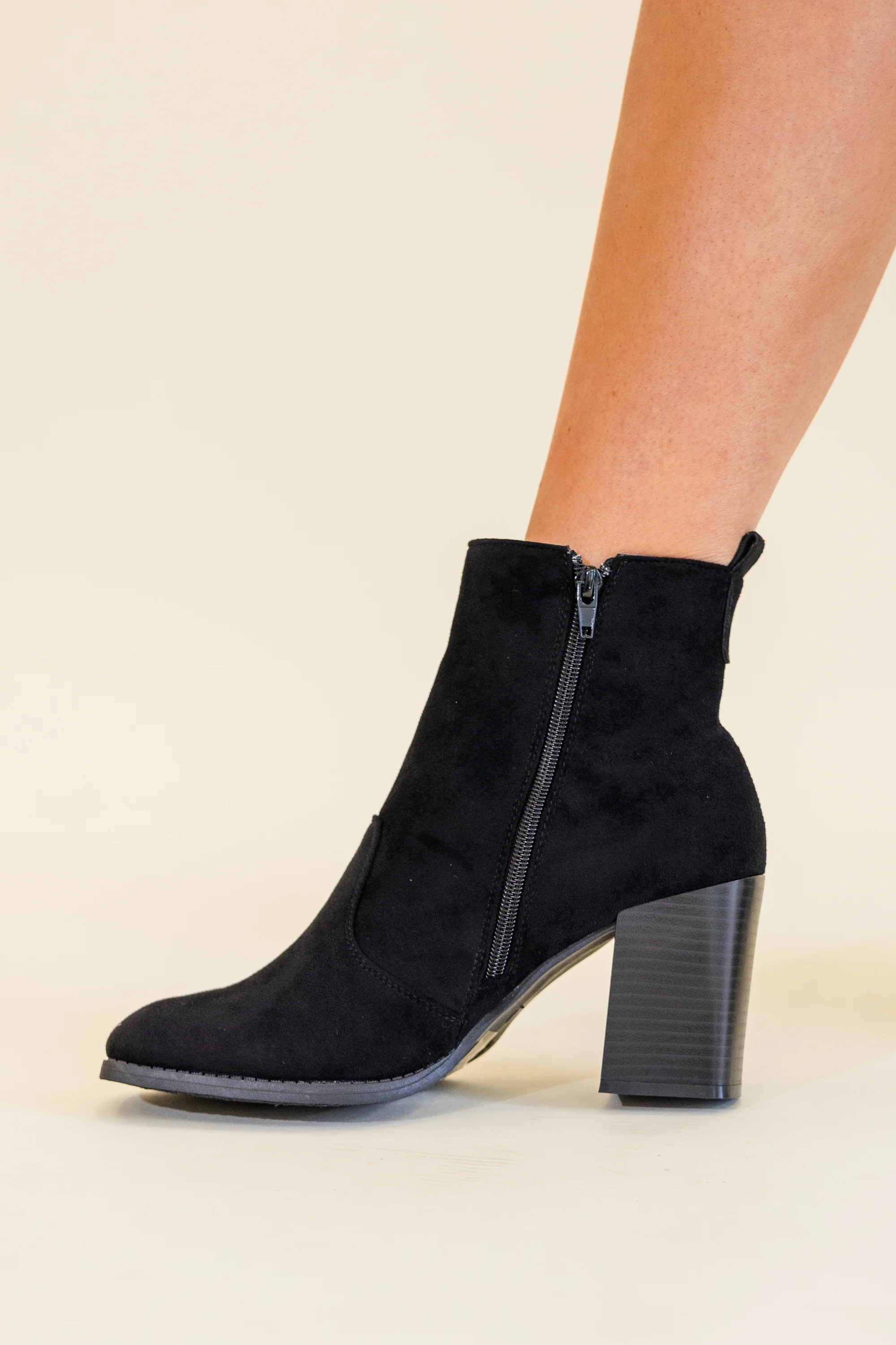 Basic Needs Booties, Black - Giverhouse