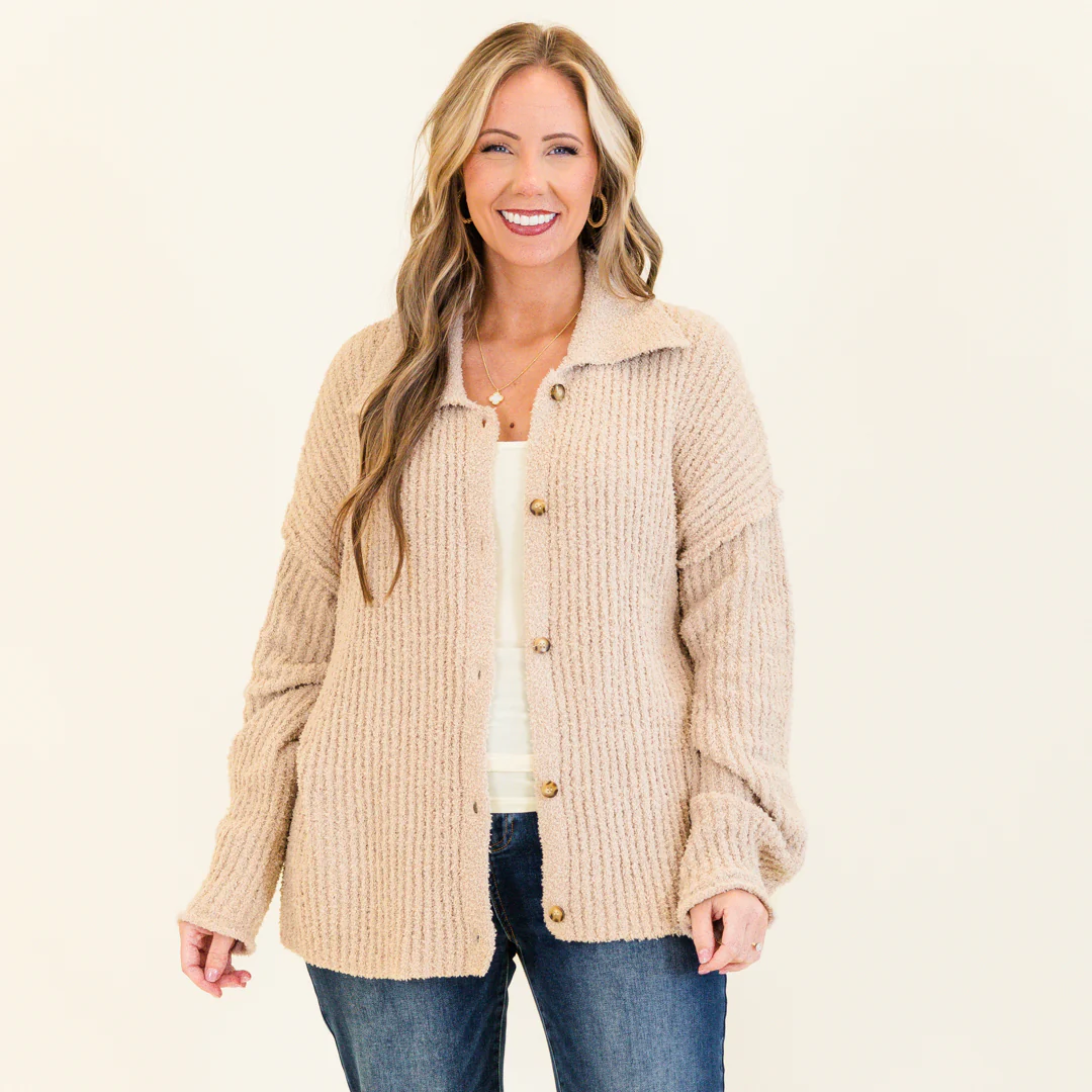 Call It Fate Cardigan, Brown - Giverhouse