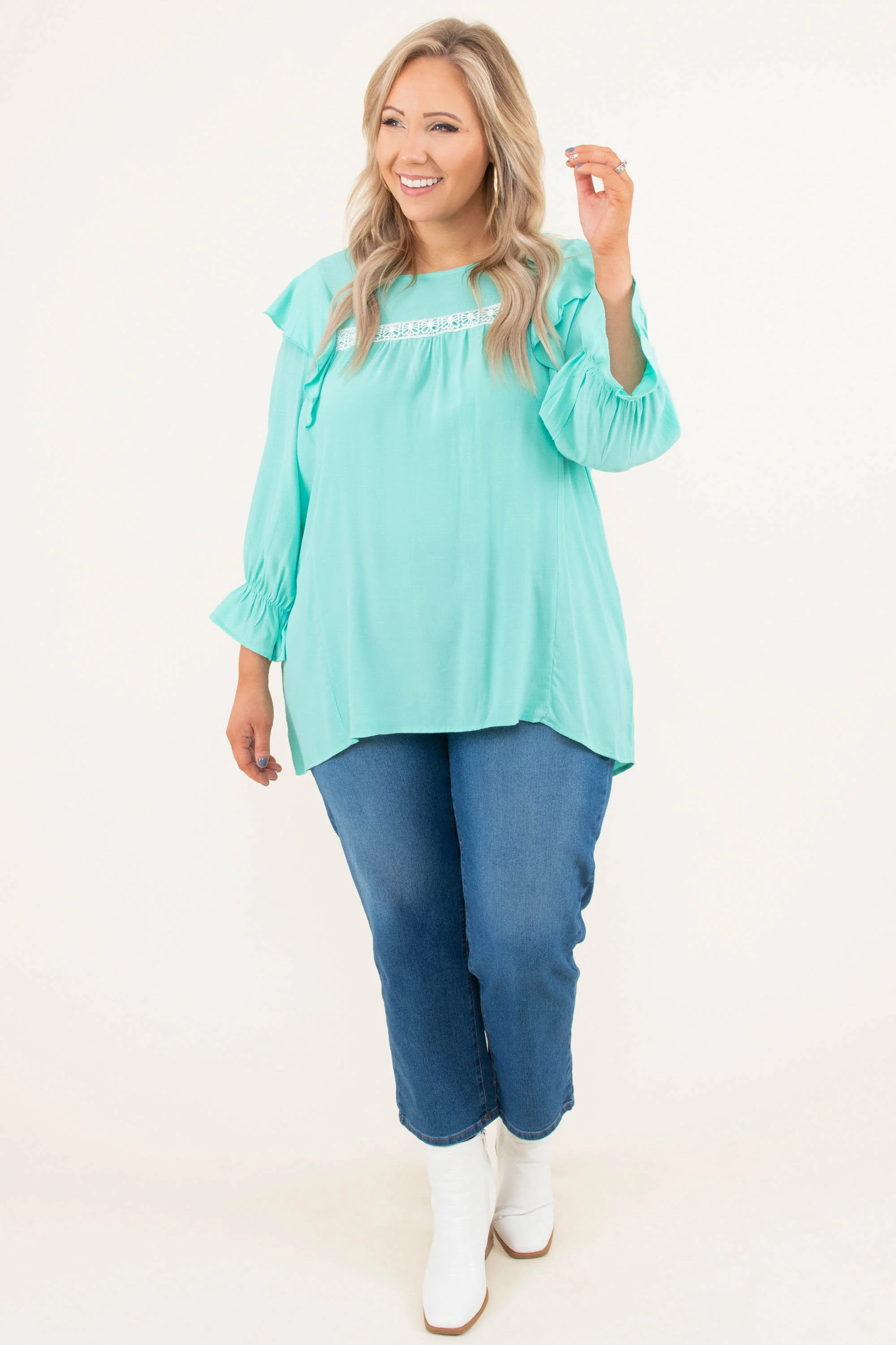 When Dreams Collide Top, Mint - Giverhouse