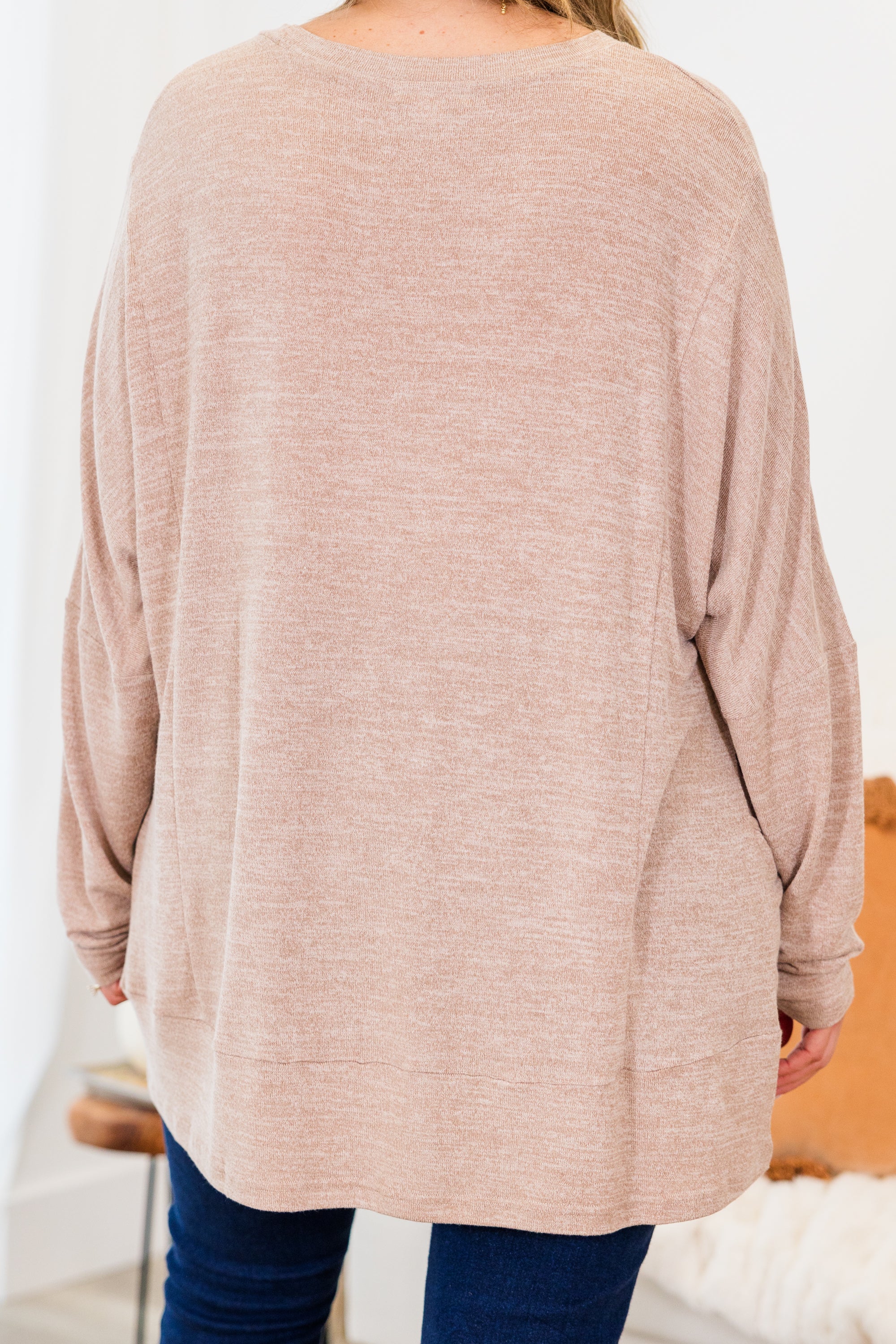 Crisp Autumn Air Tunic, Taupe - Giverhouse