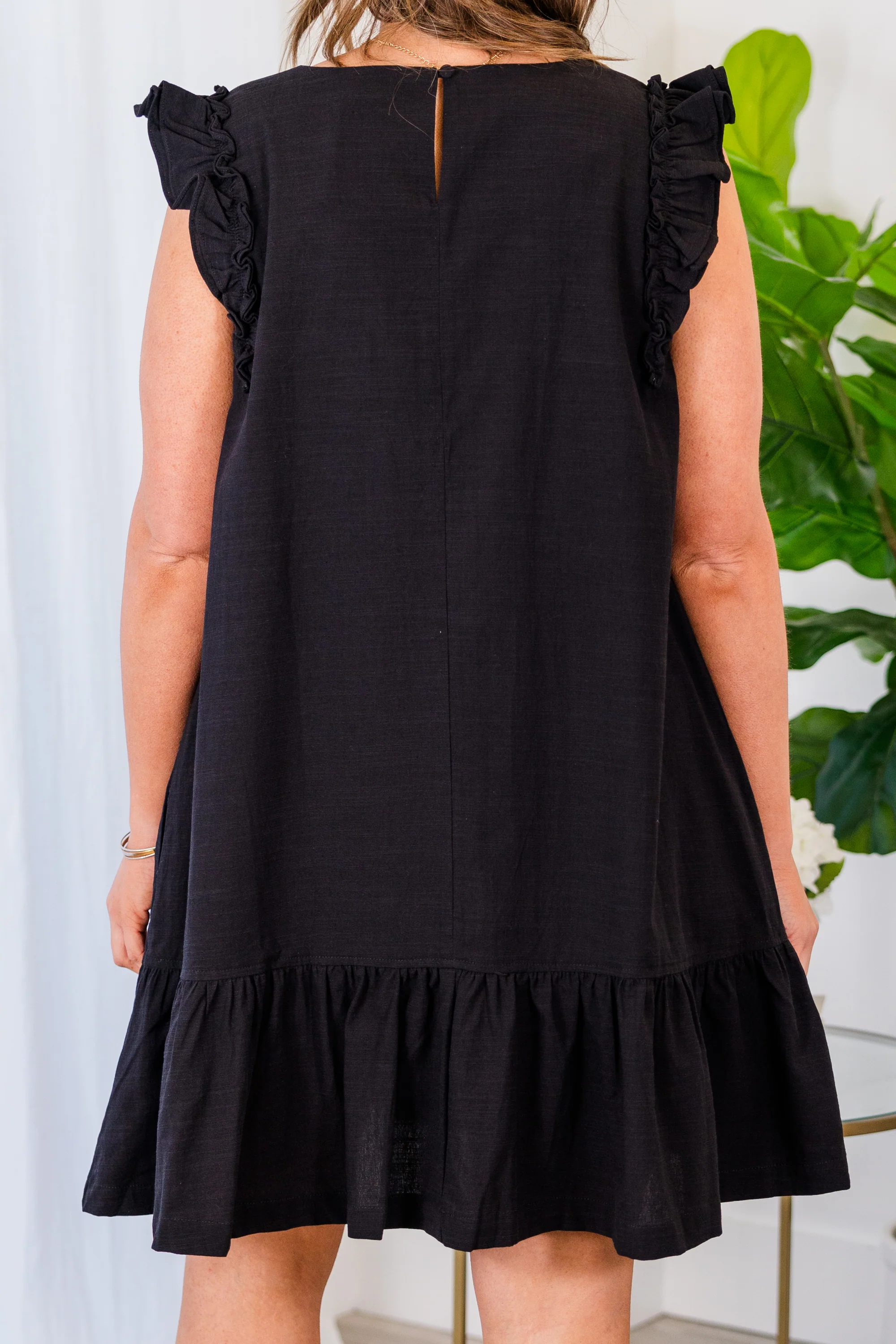 Keep On Pushing Dress, Black - Giverhouse