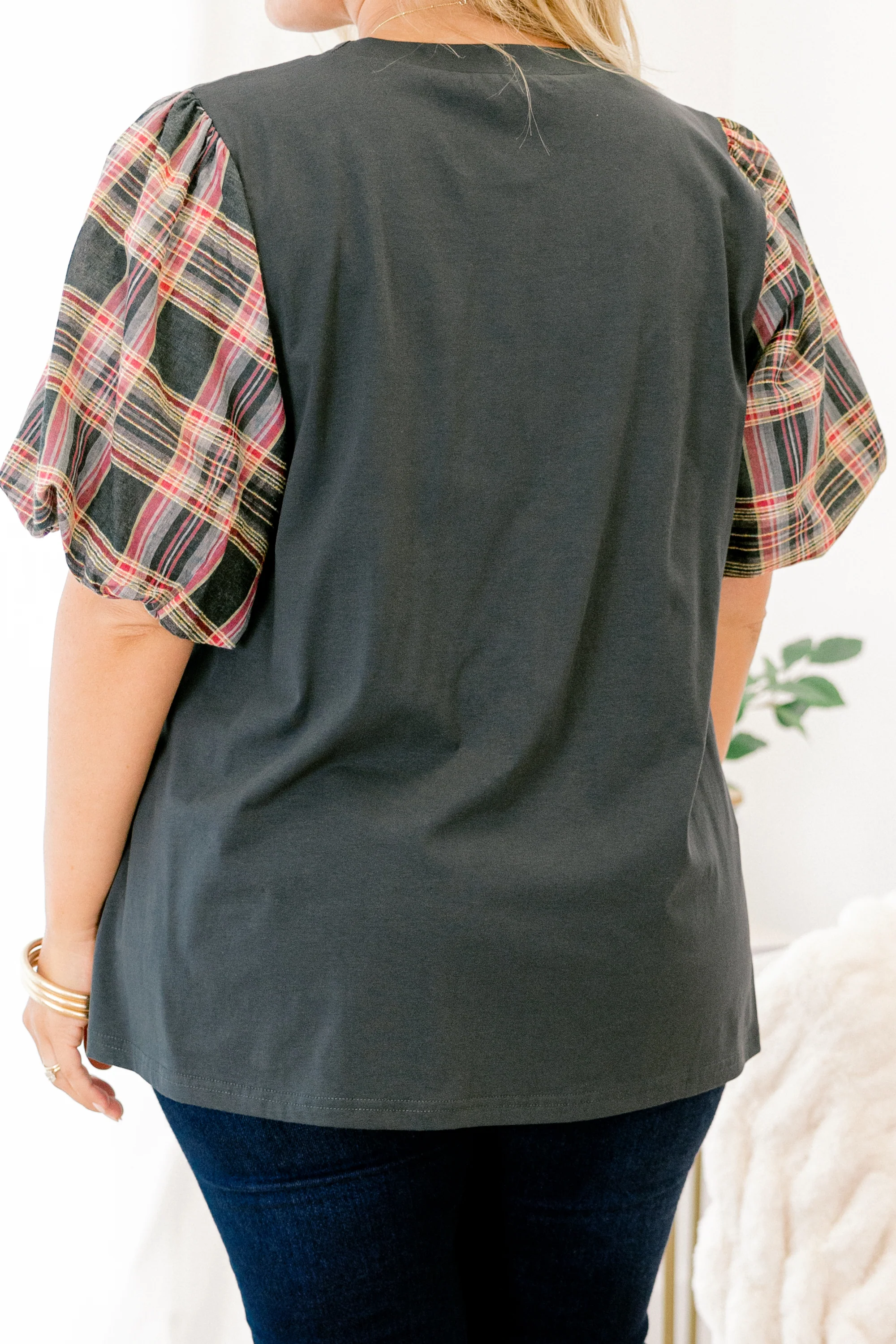 Joyful Days Top, Green - Giverhouse