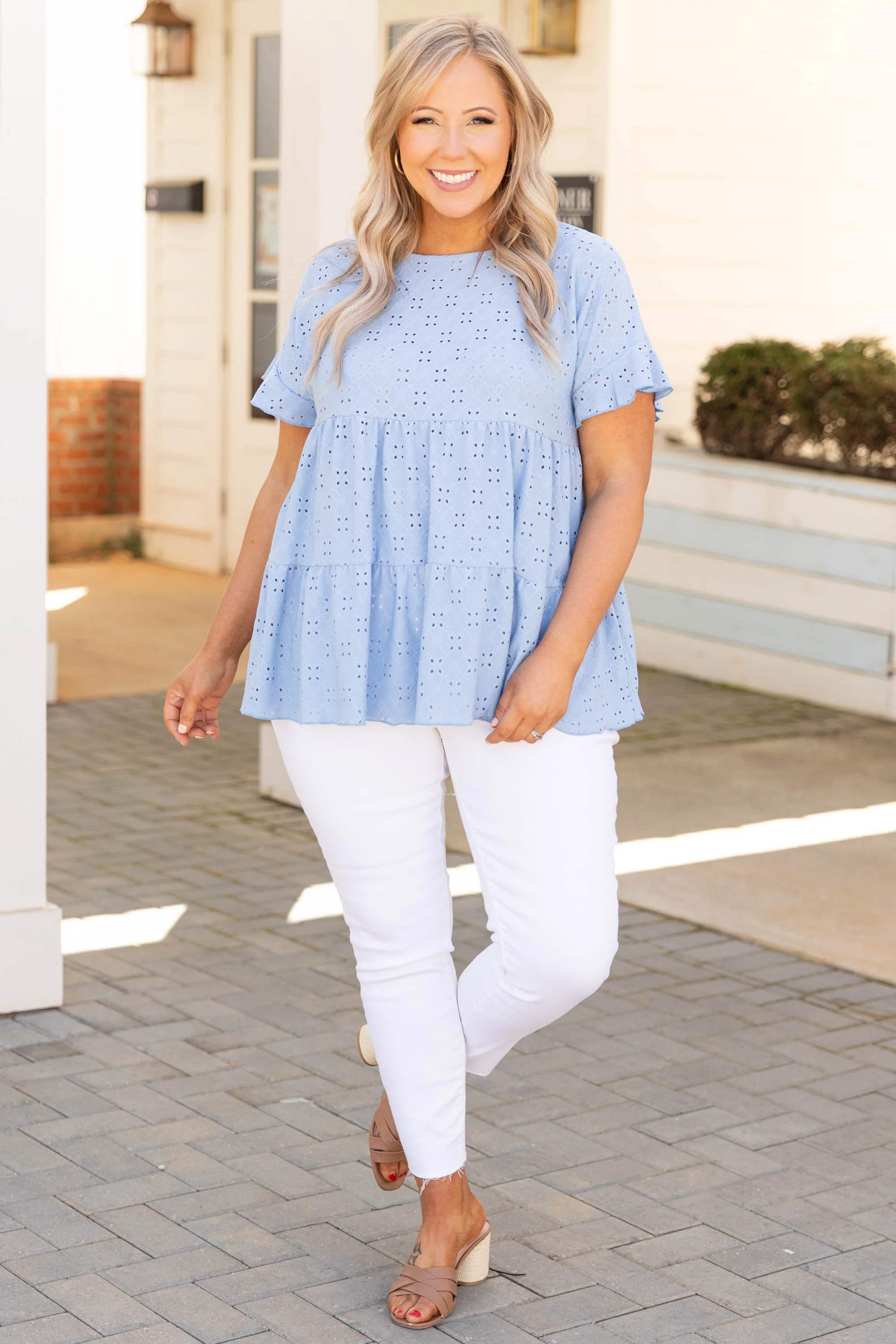 Listen Up Jeans, White - Giverhouse