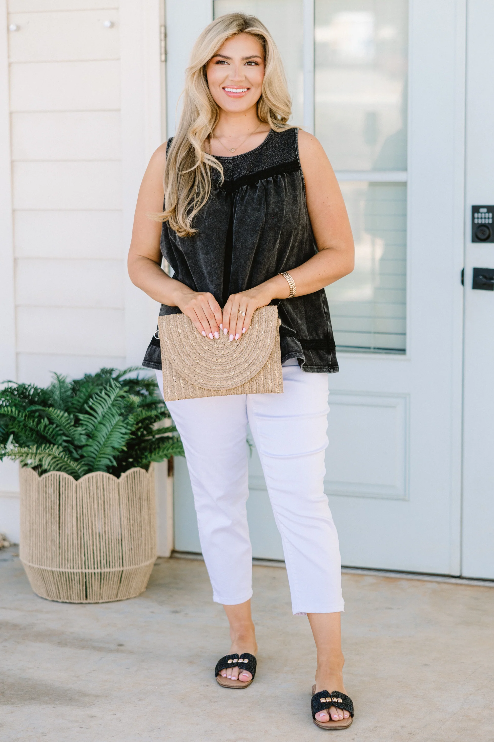 We'll Get Better Top, Black - Giverhouse