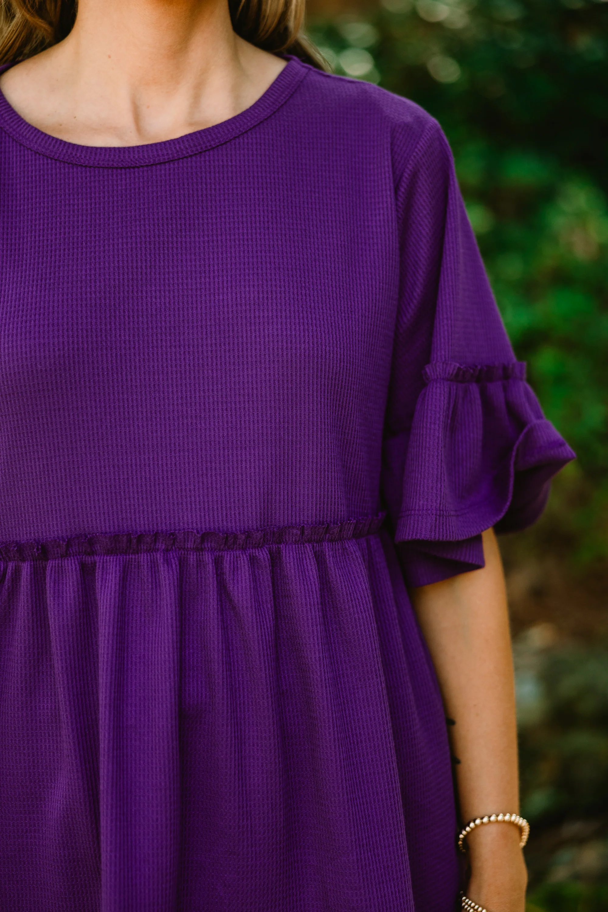 Completely Yours Tunic, Eggplant - Giverhouse