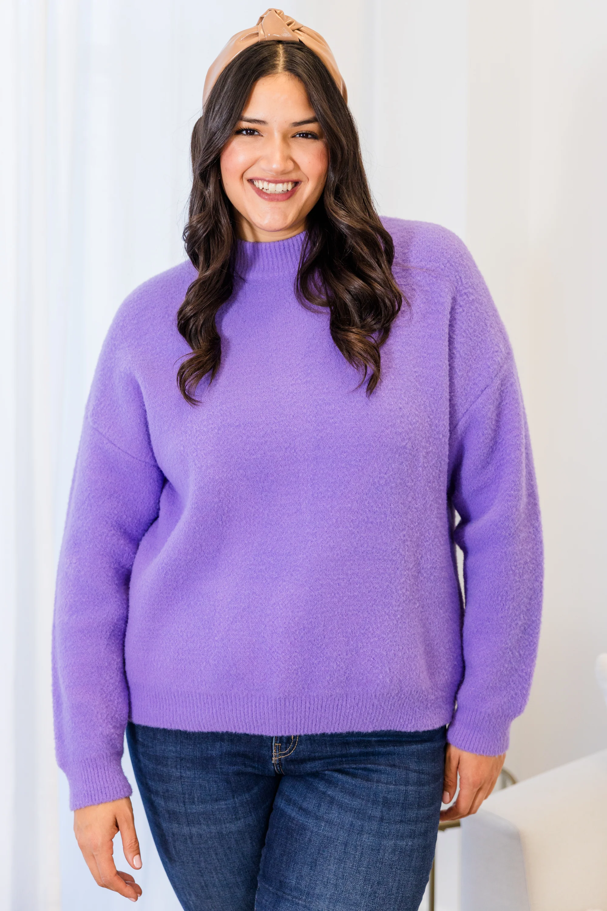 Hug Me Sweater, Lavender - Giverhouse