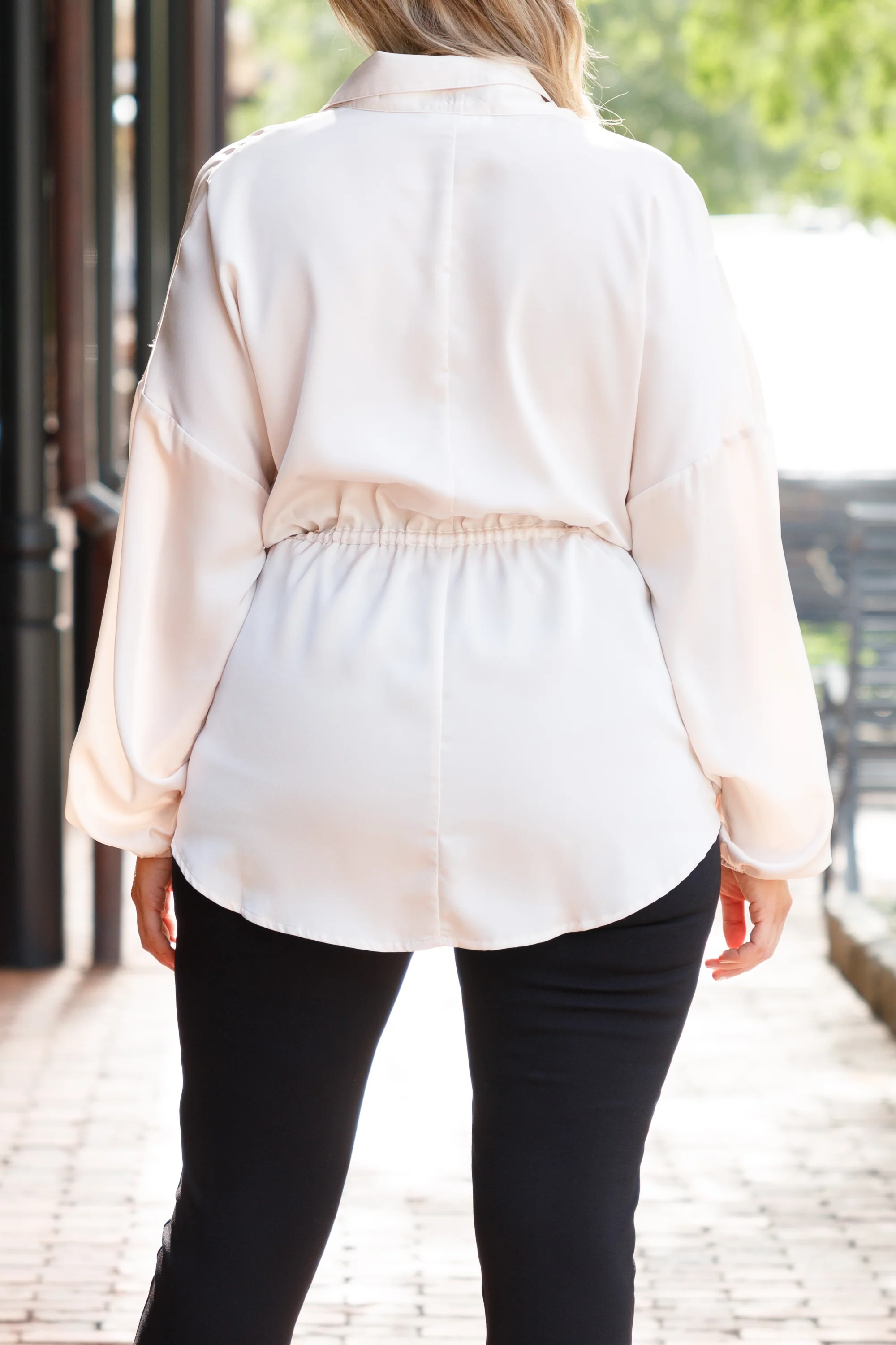For The Weekend Blouse, Cream - Giverhouse