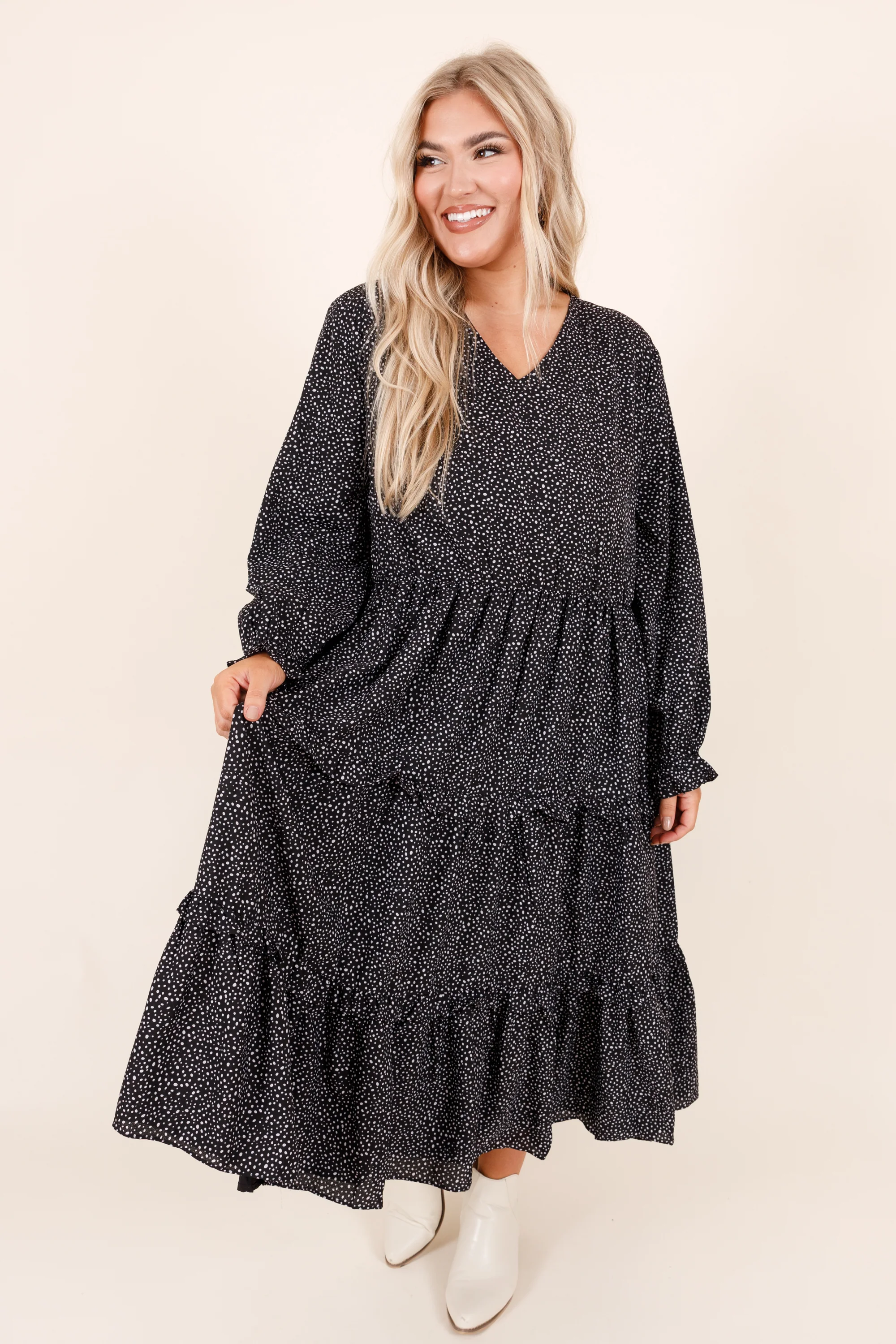 Always Running Errands Dress, Black - Giverhouse