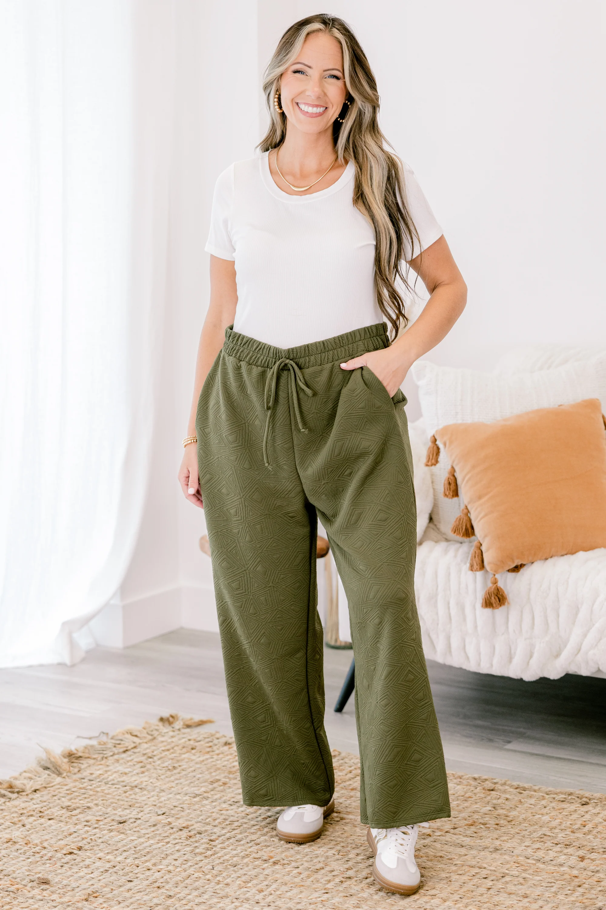 Thank You Next Pants, Green - Giverhouse