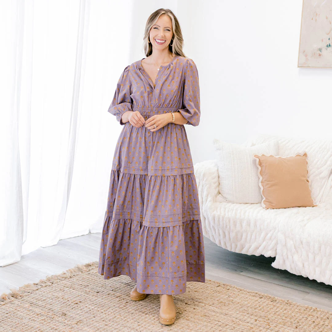 The Clear Choice Dress, Heather Purple - Giverhouse