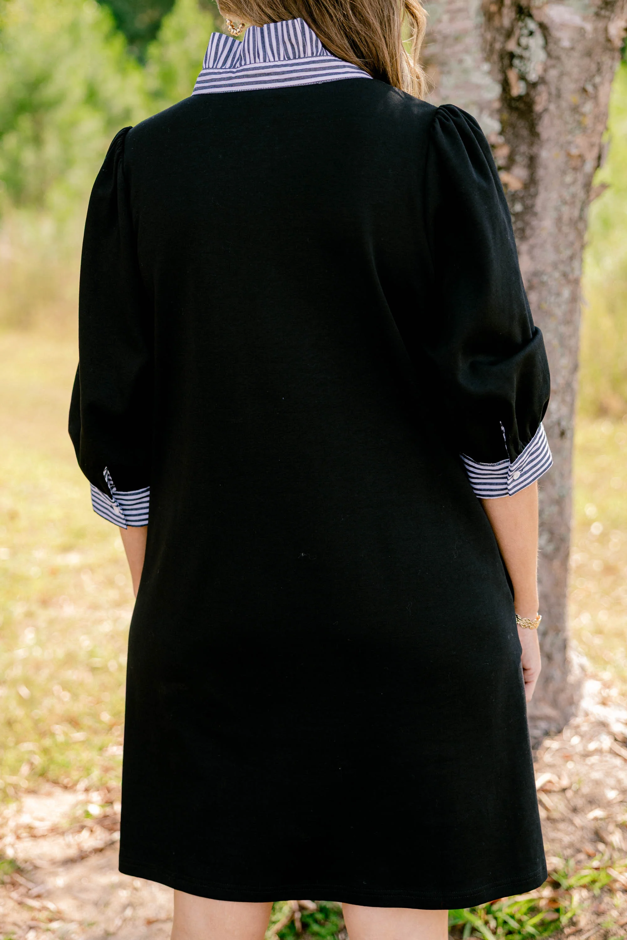 On Good Terms Dress, Black - Giverhouse